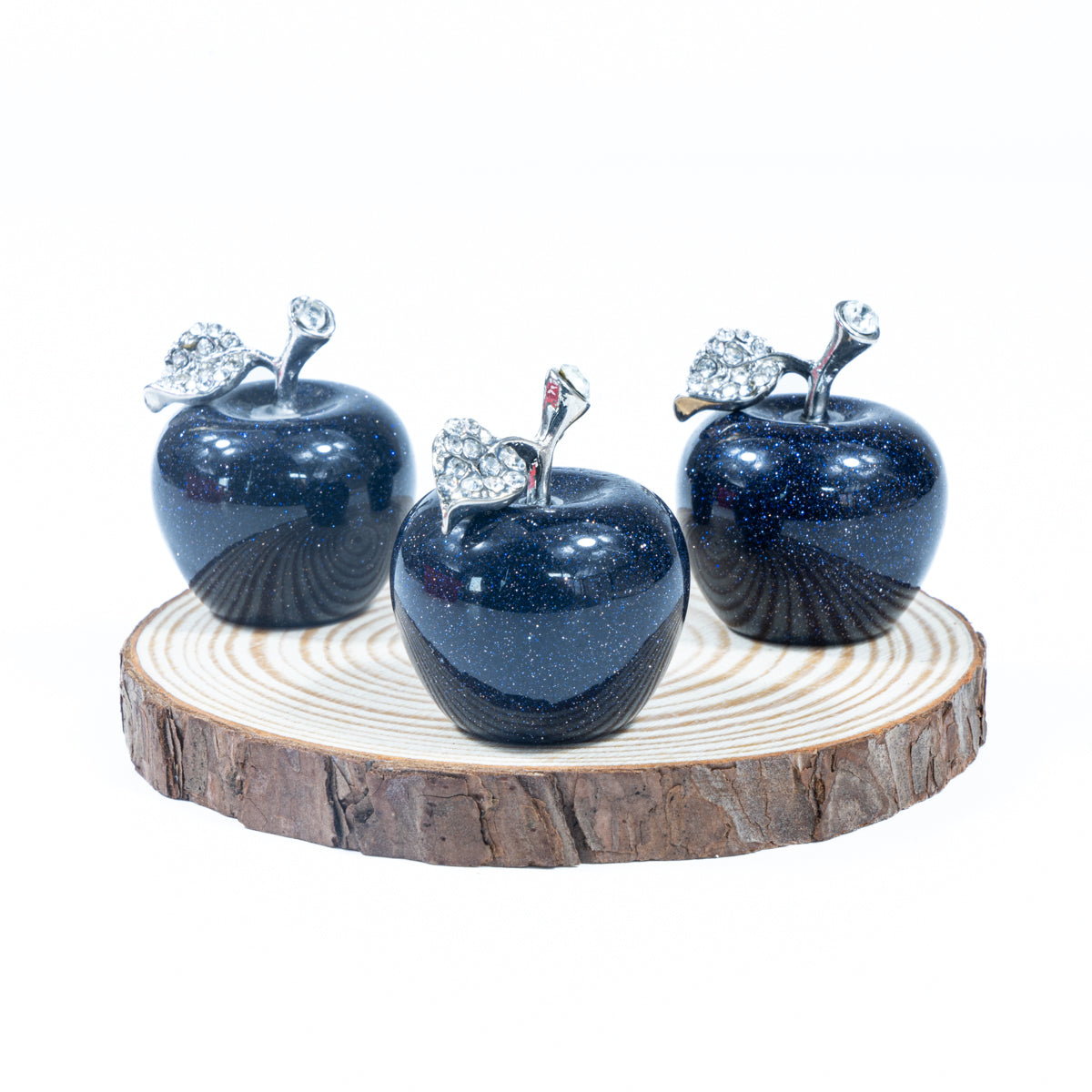 Manzana de piedra de arena azul de 3 cm a granel