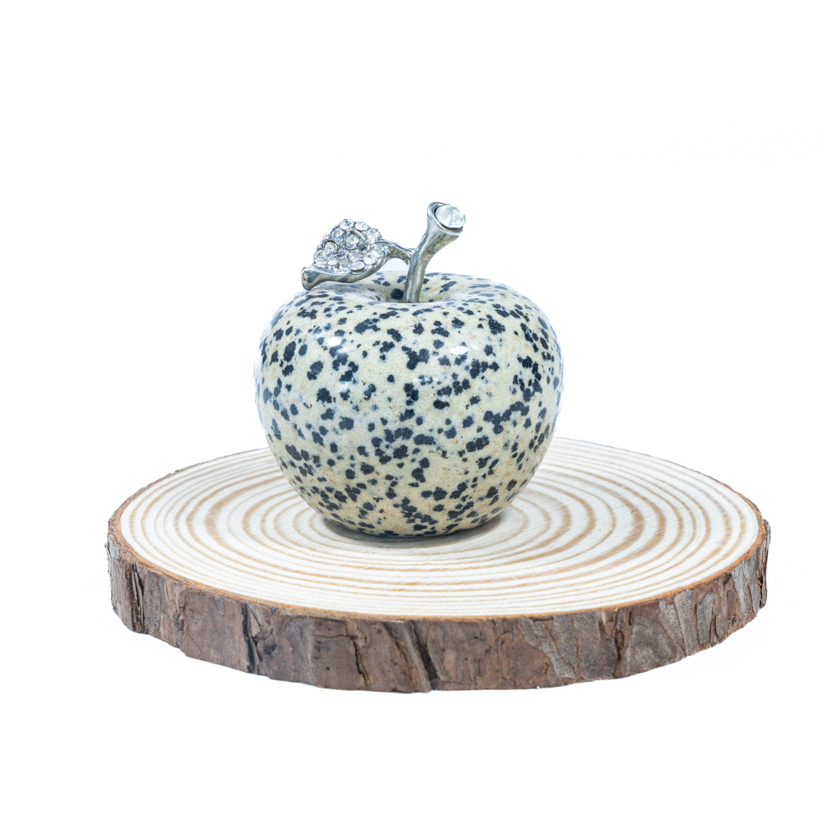4cm Dalmatian Jasper Apple In Bulk