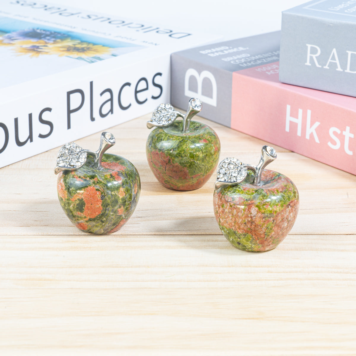 3cm Unakite Apple In Bulk