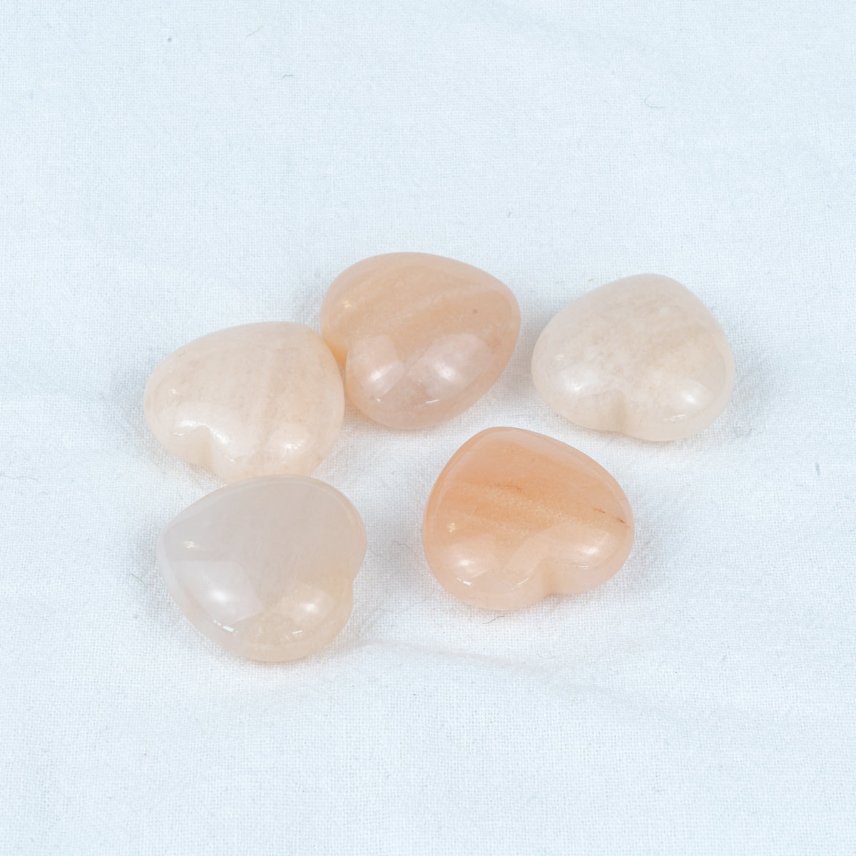 3cm Pink Aventurine Heart In Bulk
