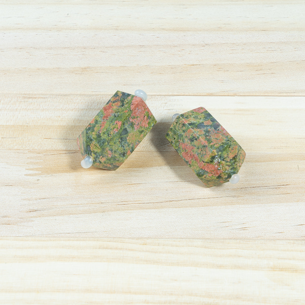 4.5cm Unakite Little Double-point In Bulk
