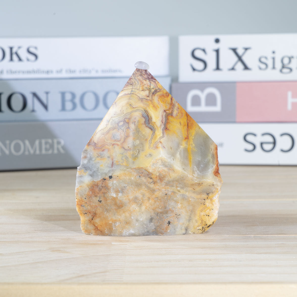 Crazy Agate Rough Stone Point In Bulk