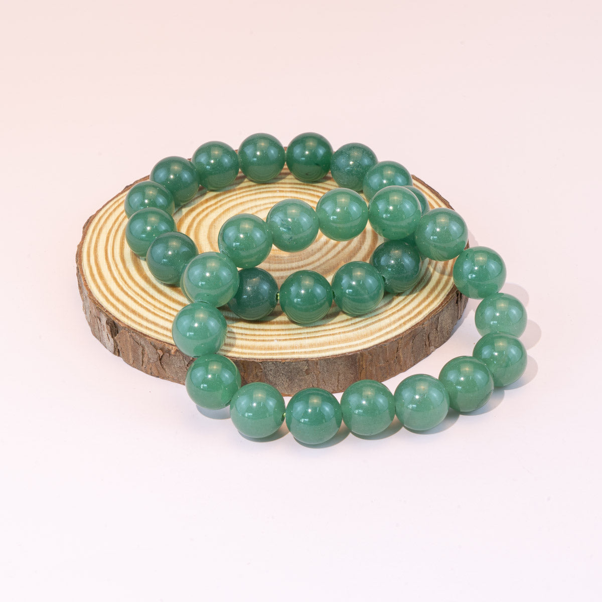 12mm Natural Green Aventurine Bracelet Wholesale