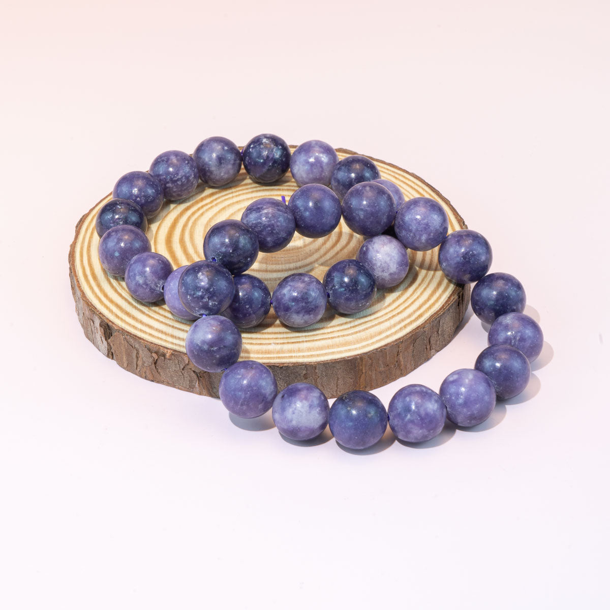 12mm Natural Lepidolite Bracelet Wholesale