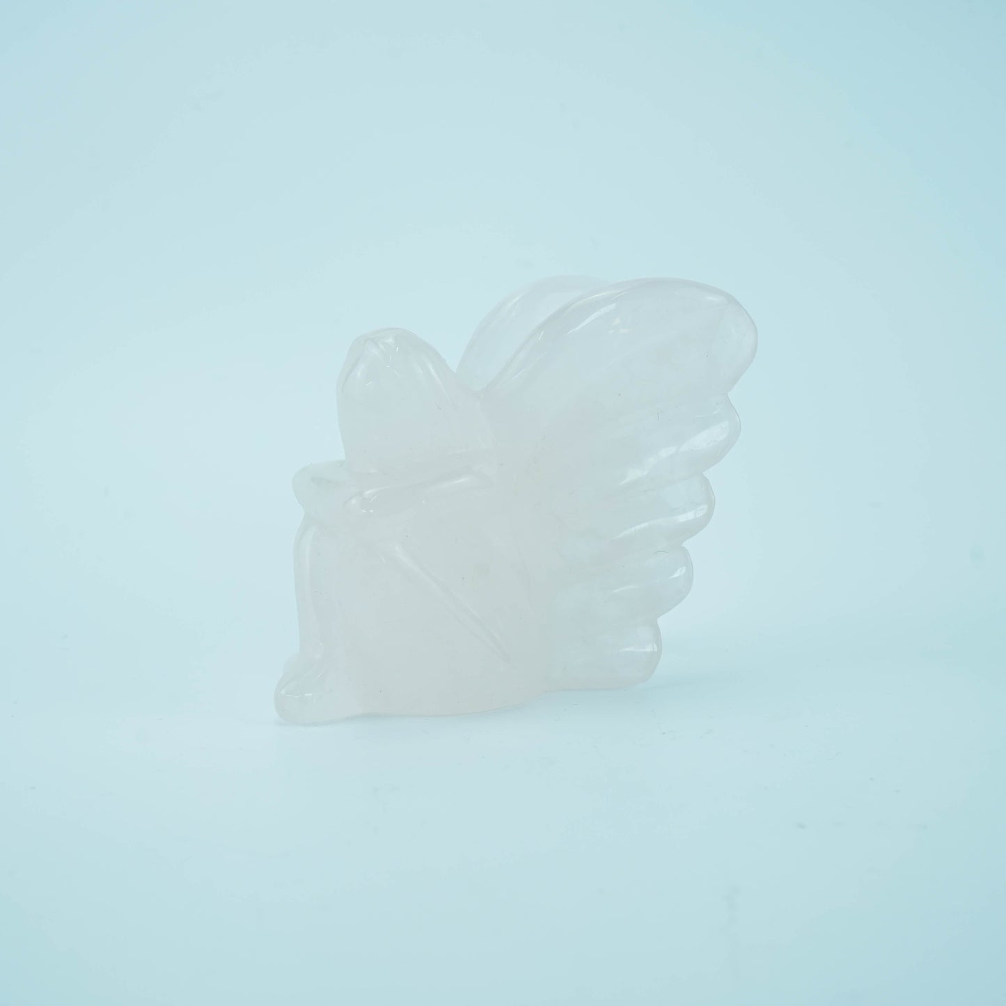 3.5 inch Rose Quartz Flower Fairy