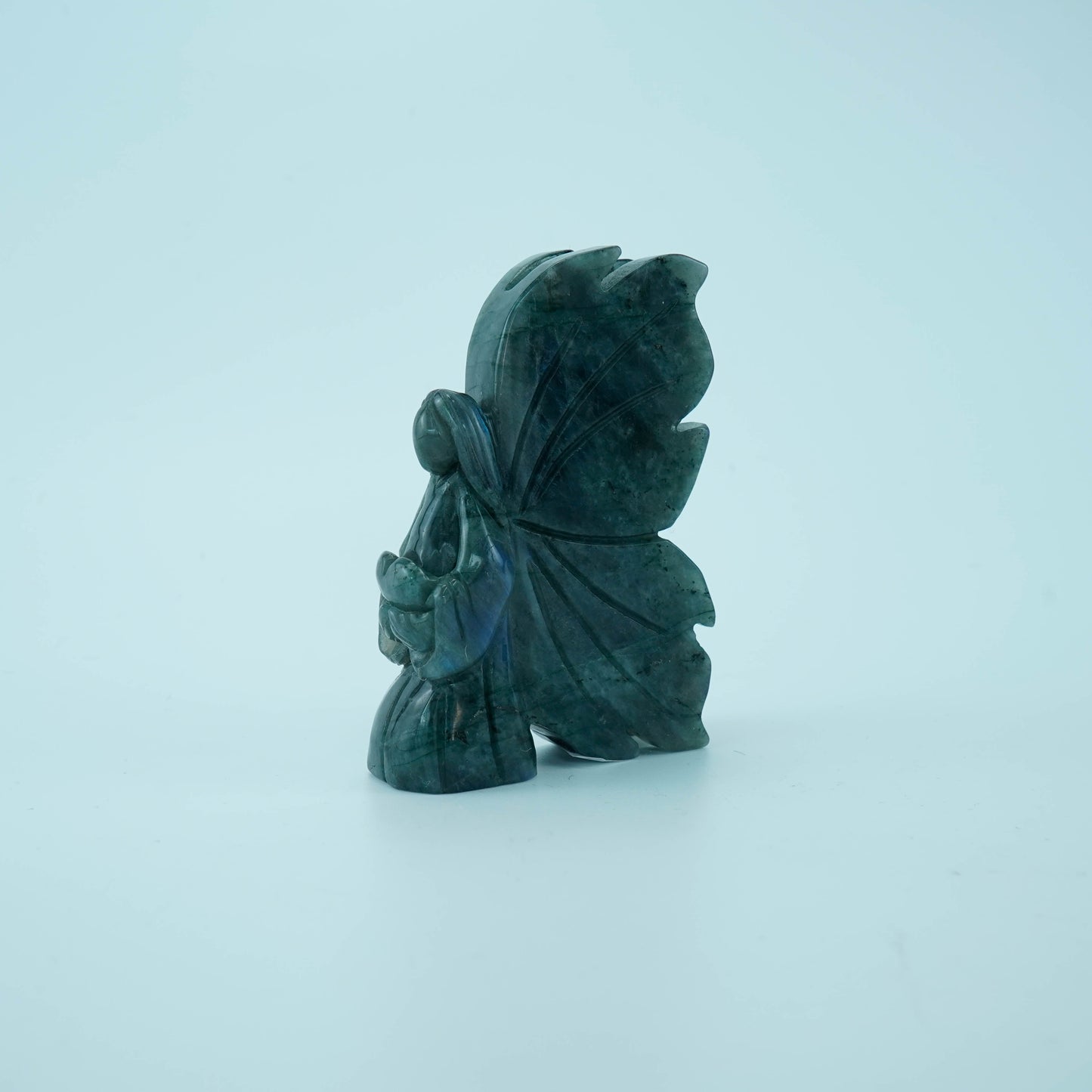 4.5 inch High Flashlight Labradorite Flower Fairy