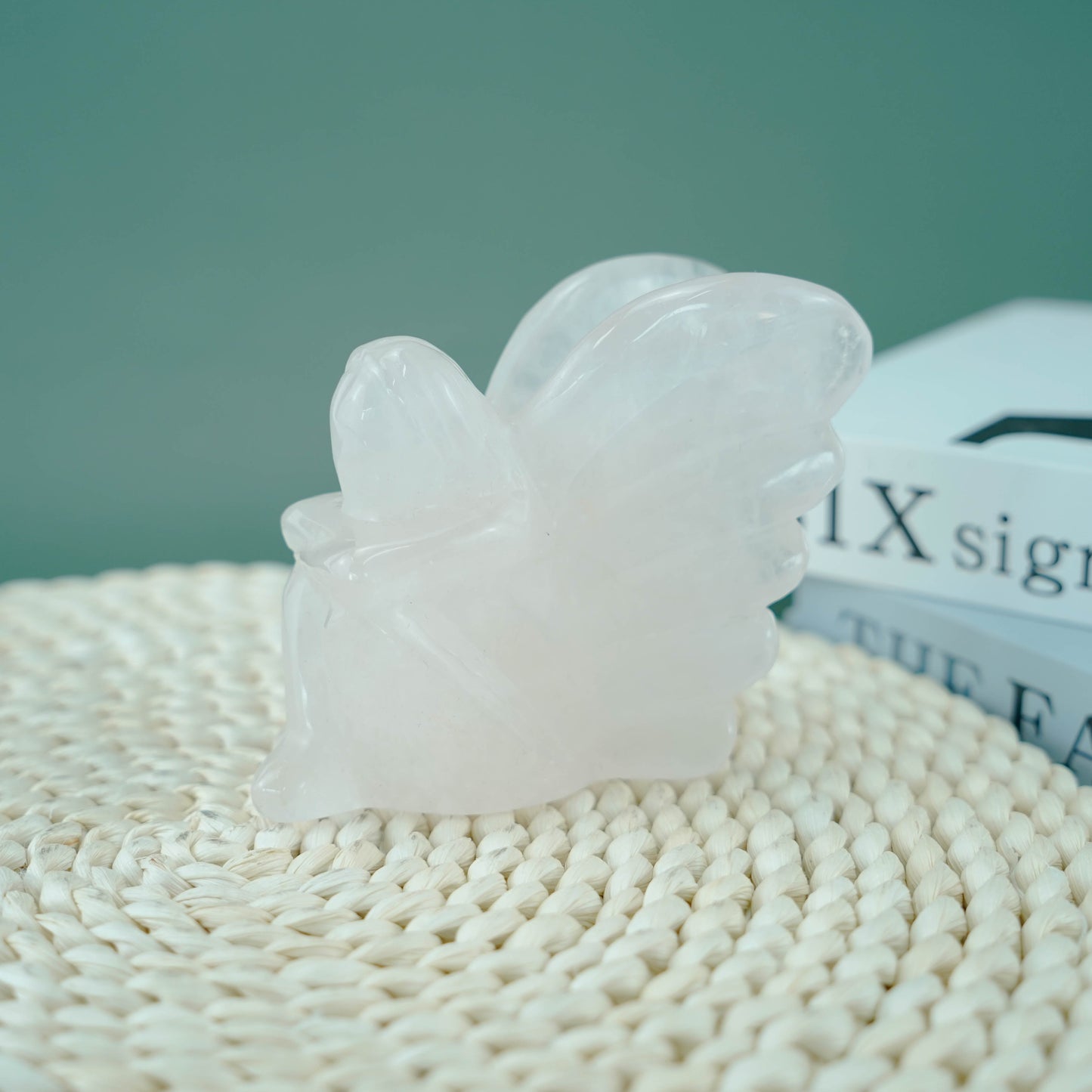 3.5 inch Rose Quartz Flower Fairy