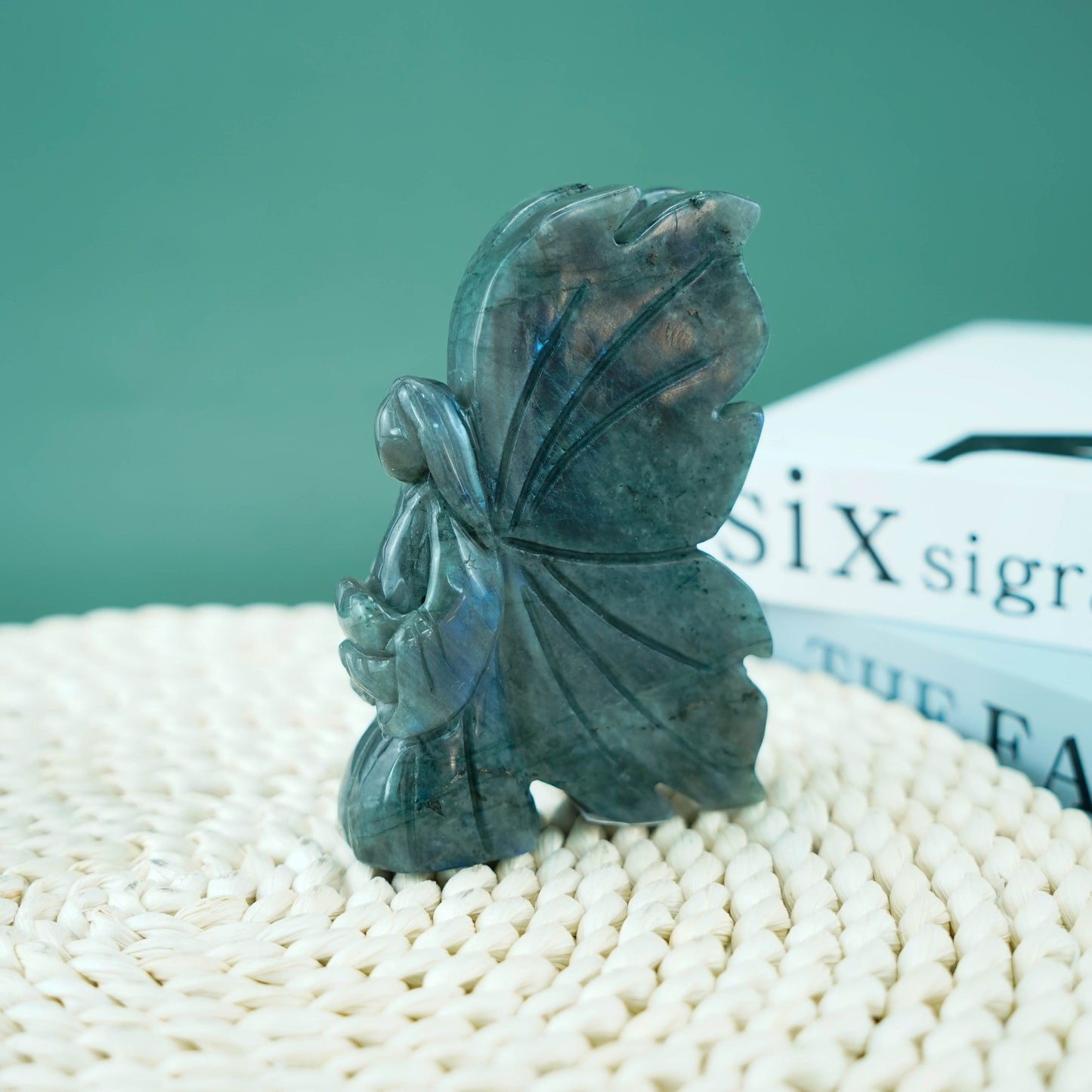 4.5 inch High Flashlight Labradorite Flower Fairy