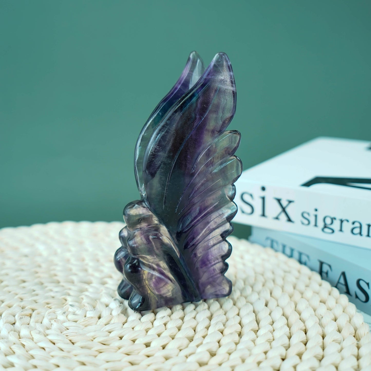 5.5 inch Purple Fluorite Flower Fairy