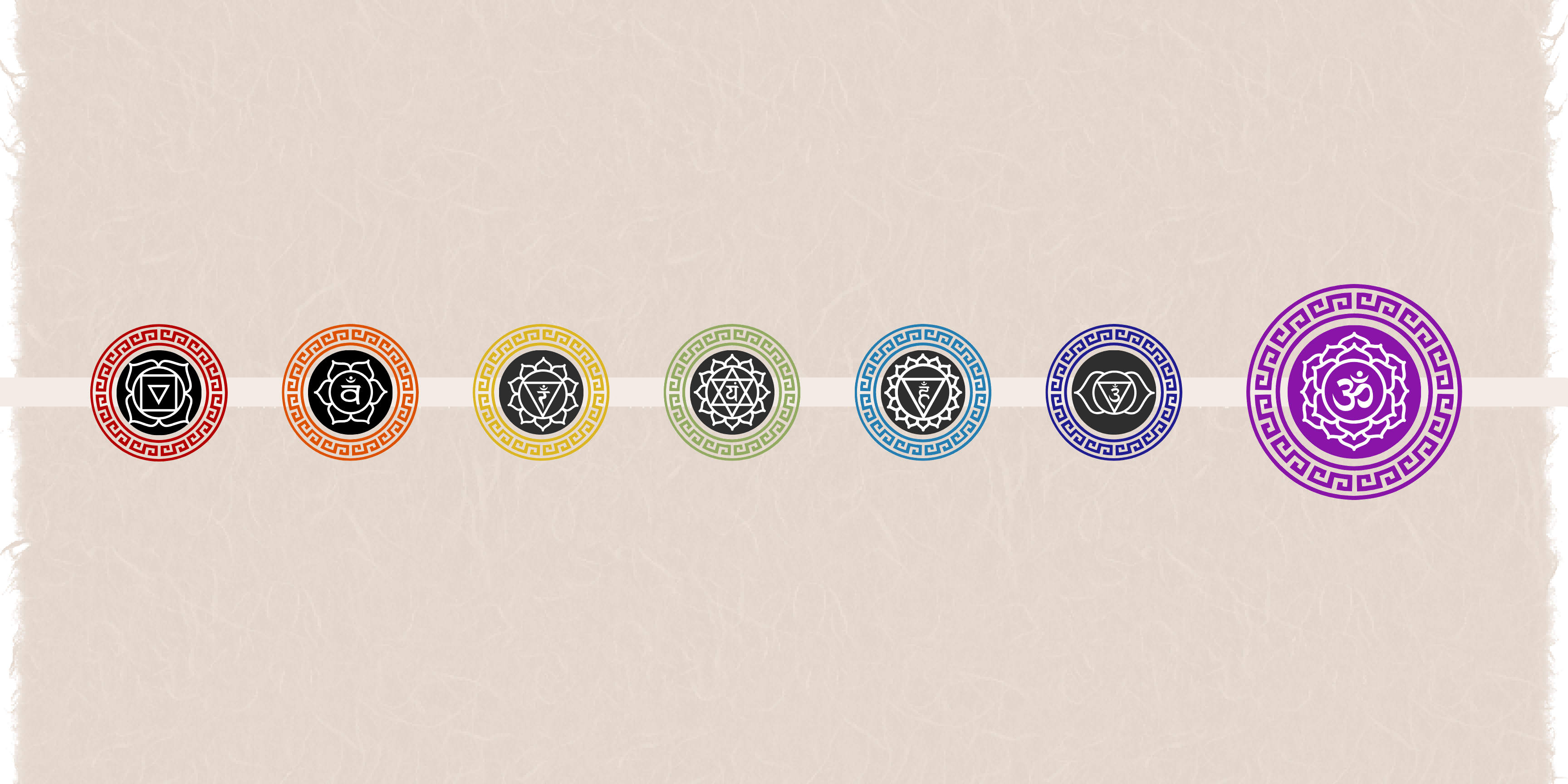 crown chakra sign banner purple