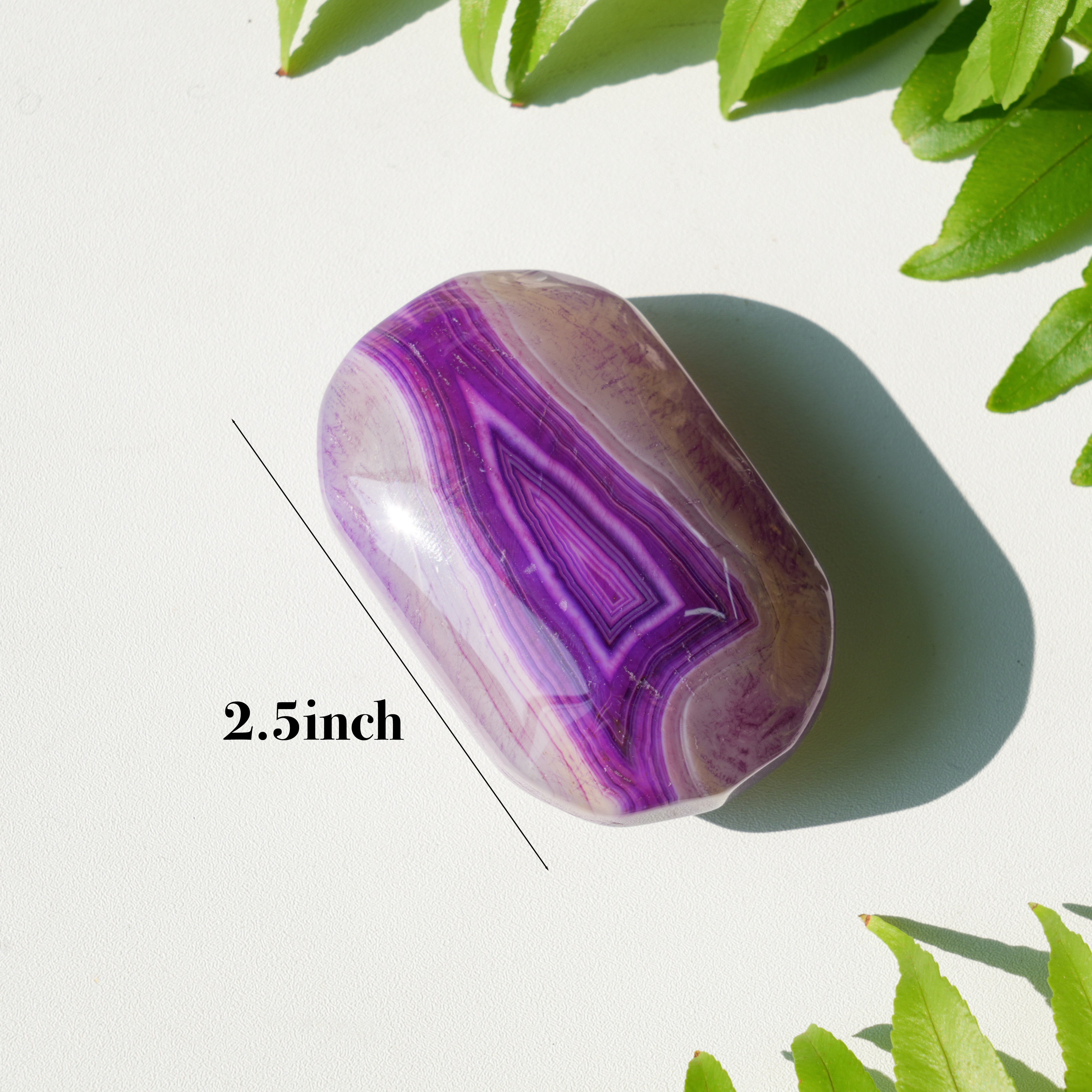 Purple Sardonyx Palmstone