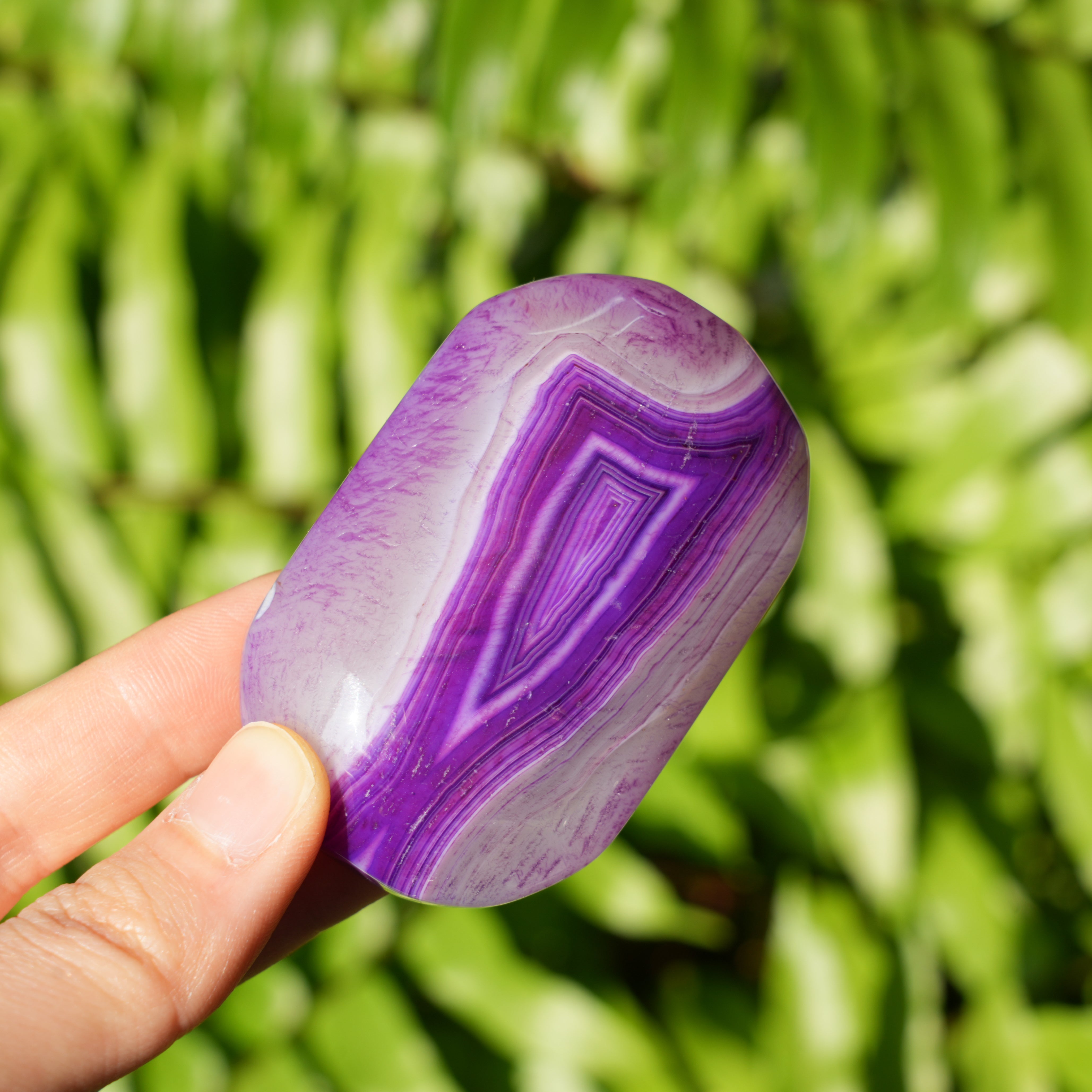 Purple Sardonyx Palmstone