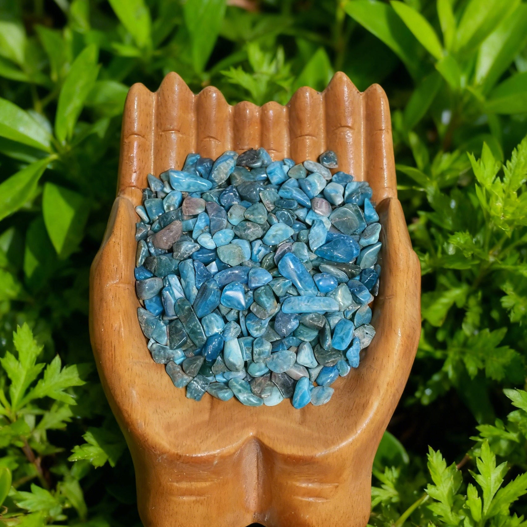 Blue Apatite Chips