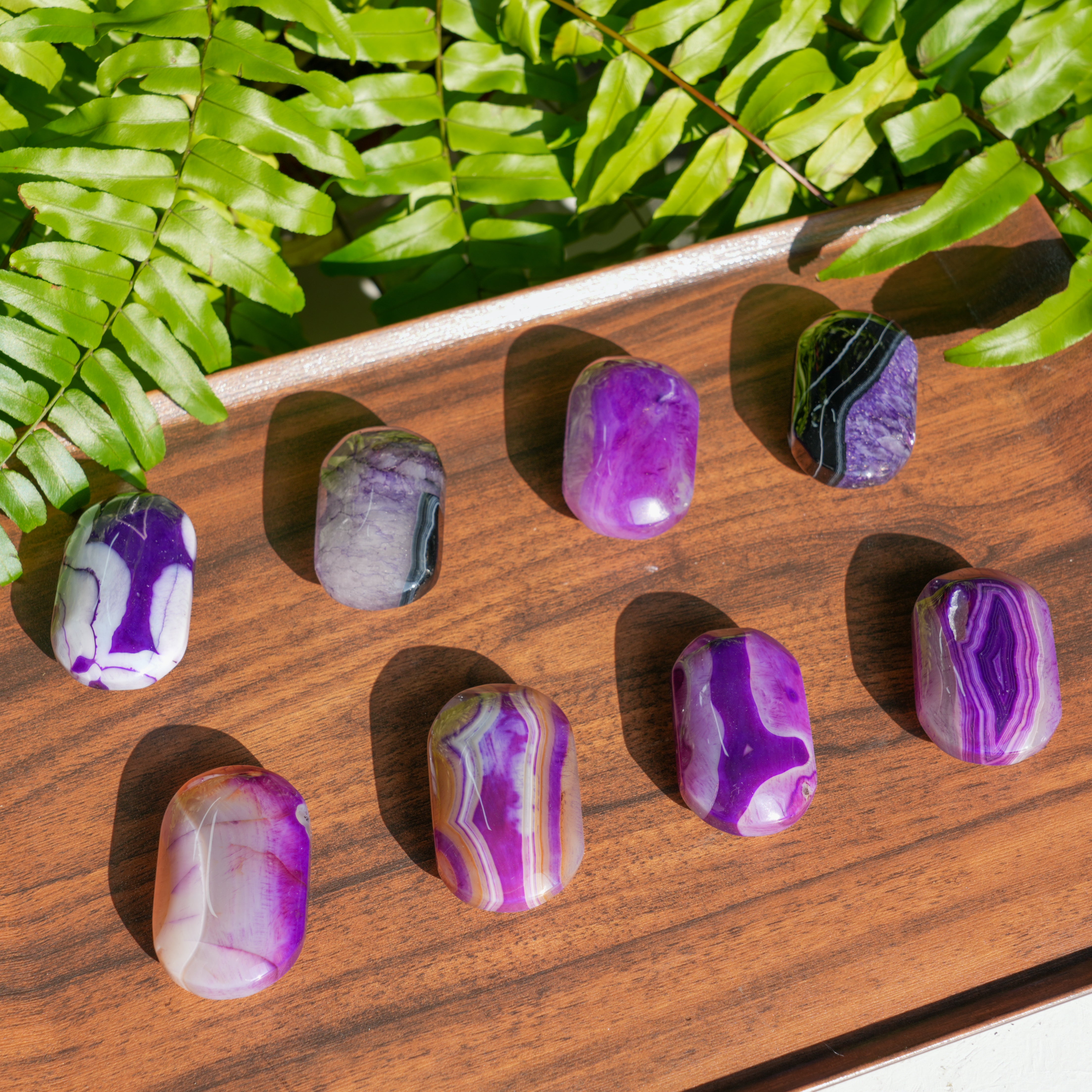 Purple Sardonyx Palmstone