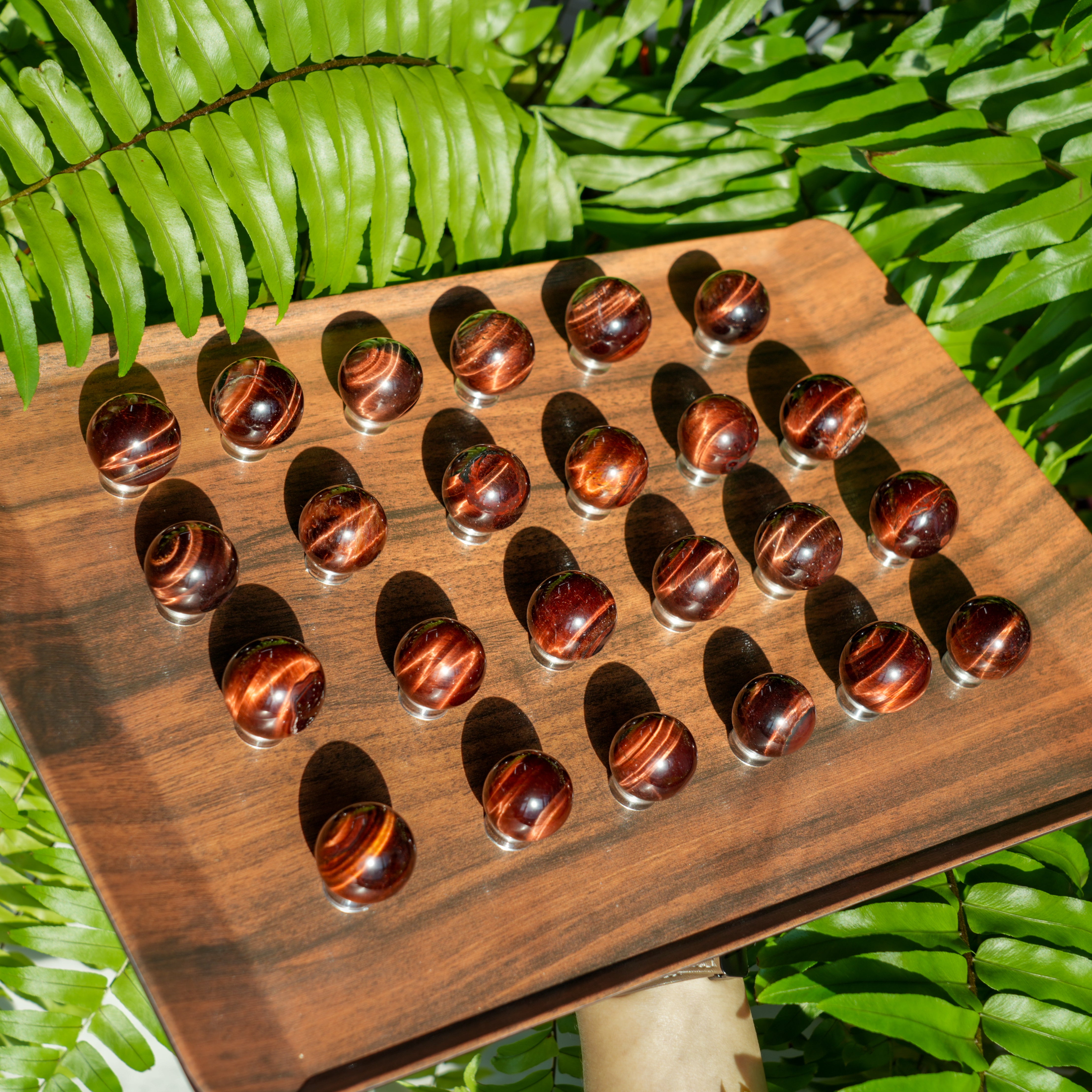 Red Tiger Eye Stone Mini Sphere