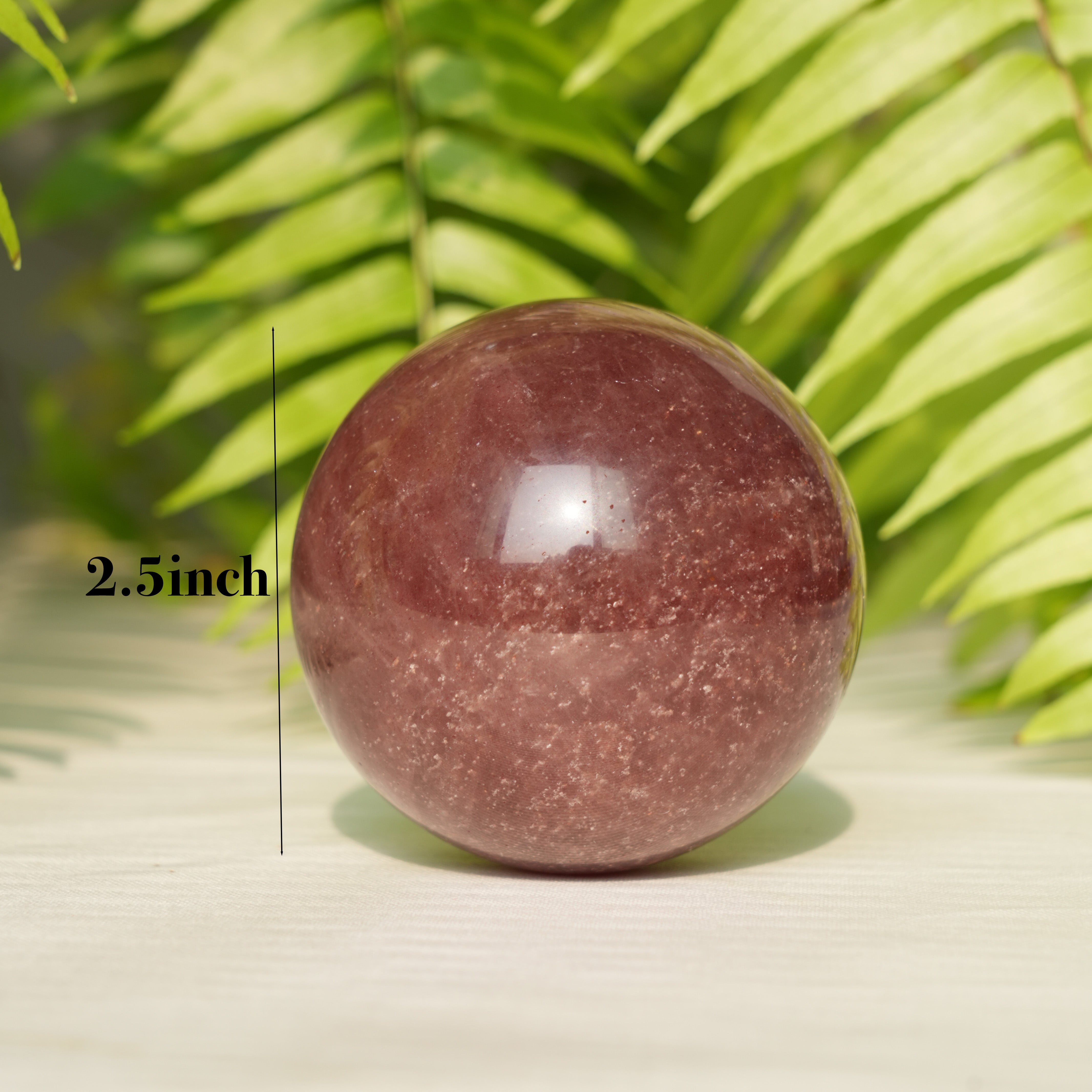 Strawberry Quartz Sphere