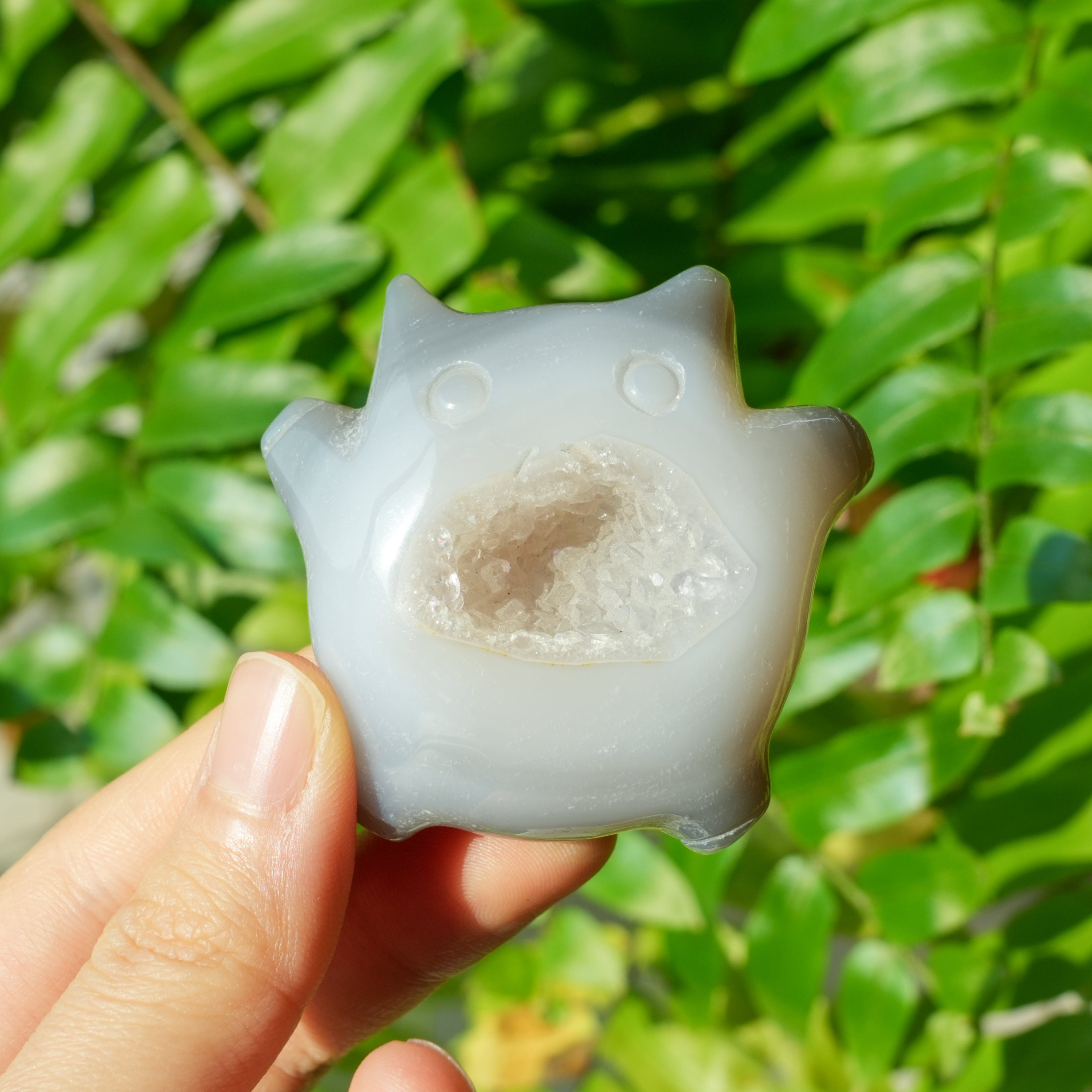 Druzy Agate Carving