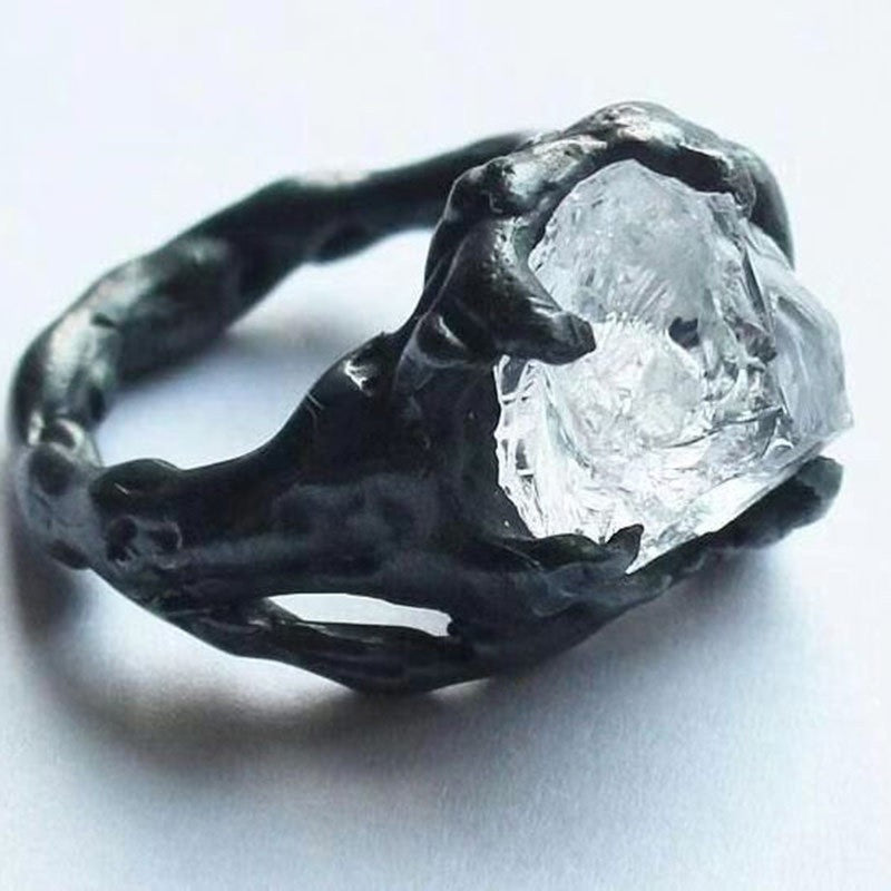 Creative Imitation Irregular Crystal Ring