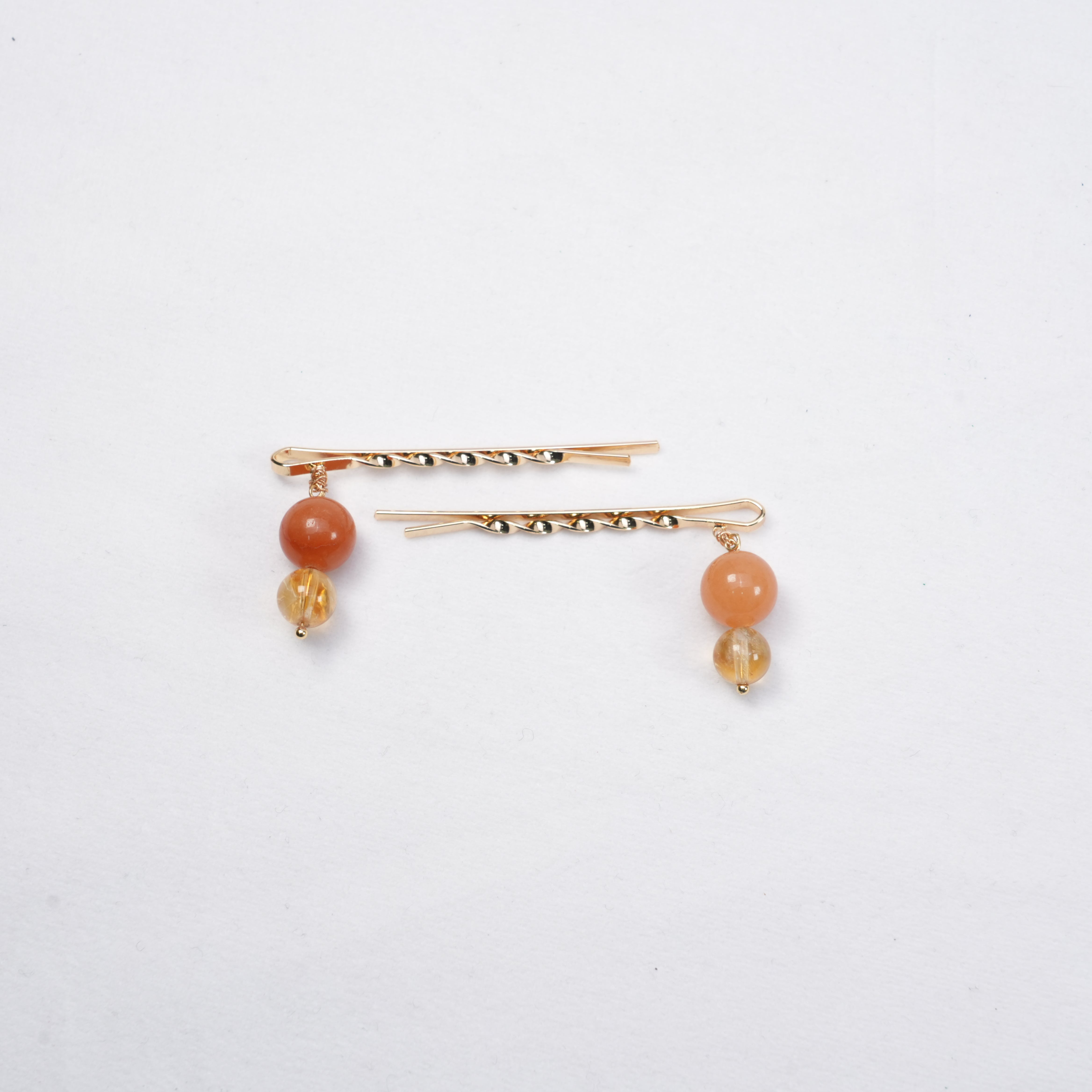Orange Aventurine Hairpin