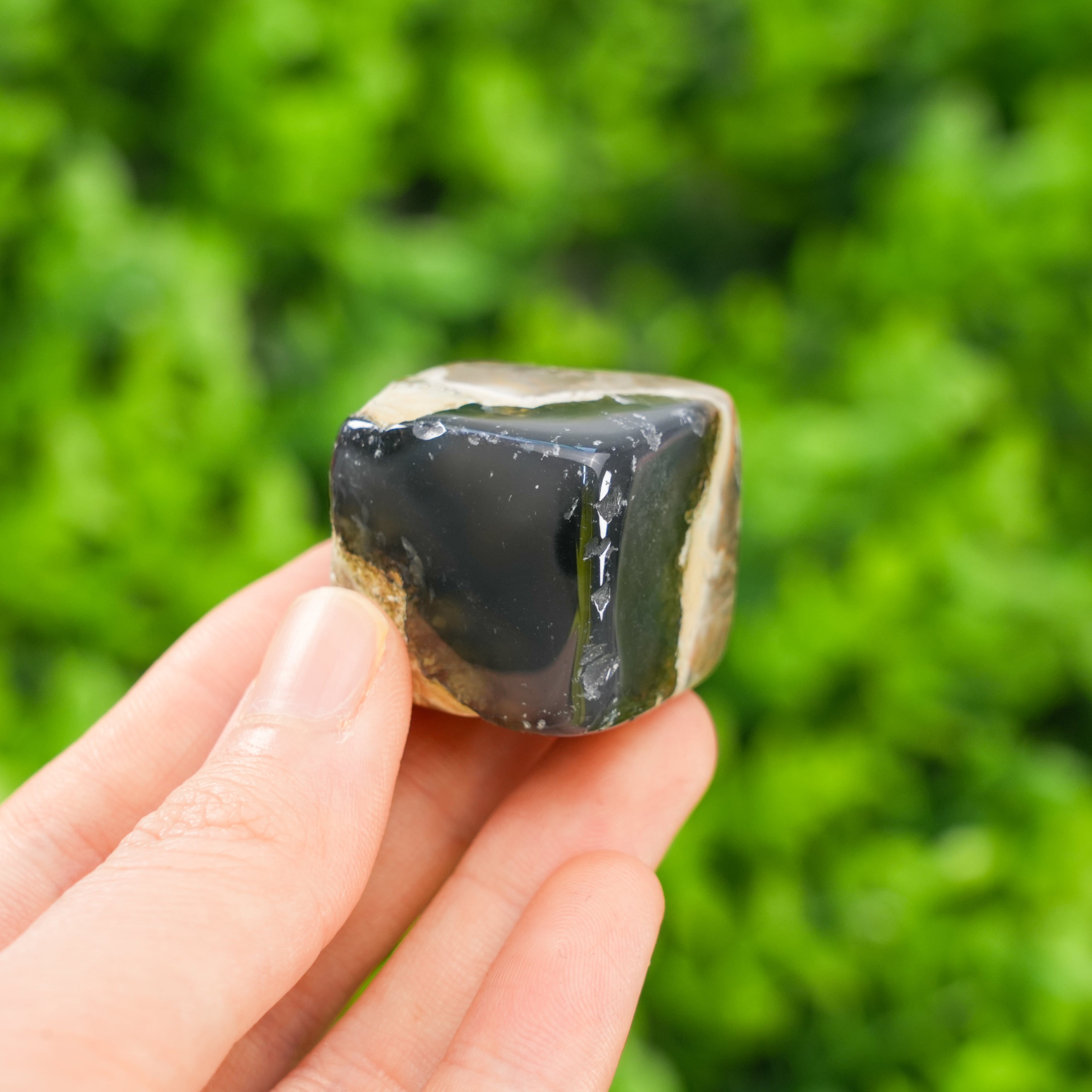 Volcano Agate Small Cube | Natural Crystal Cube for Grounding & Home Decor