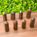 Natural Iron Tiger Eye Crystal Point Polished Grounding Stone for Strength & Protection