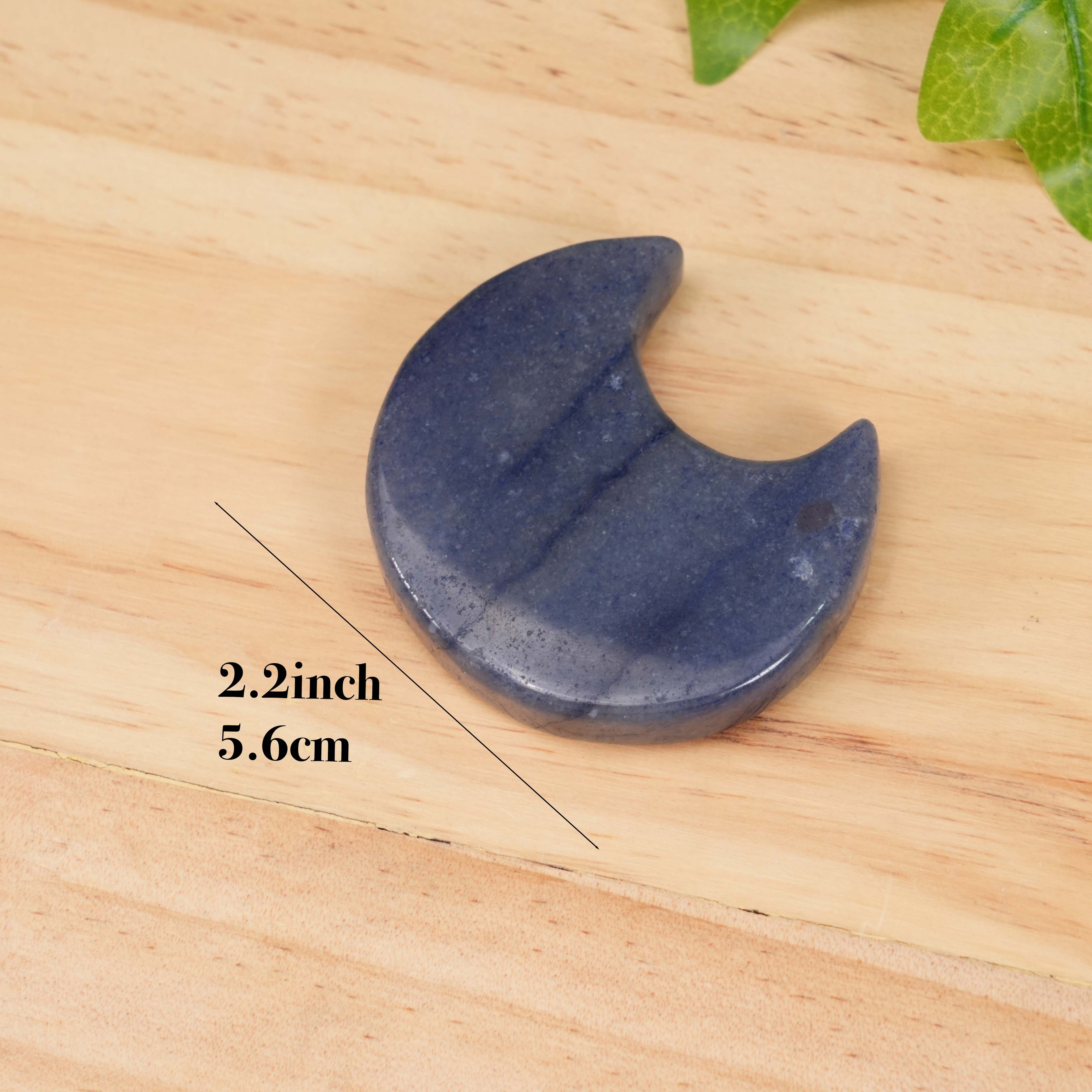 Mixed Crystal Moon & Star Carvings | Natural Polished Palm Stones for Meditation & Altar Décor