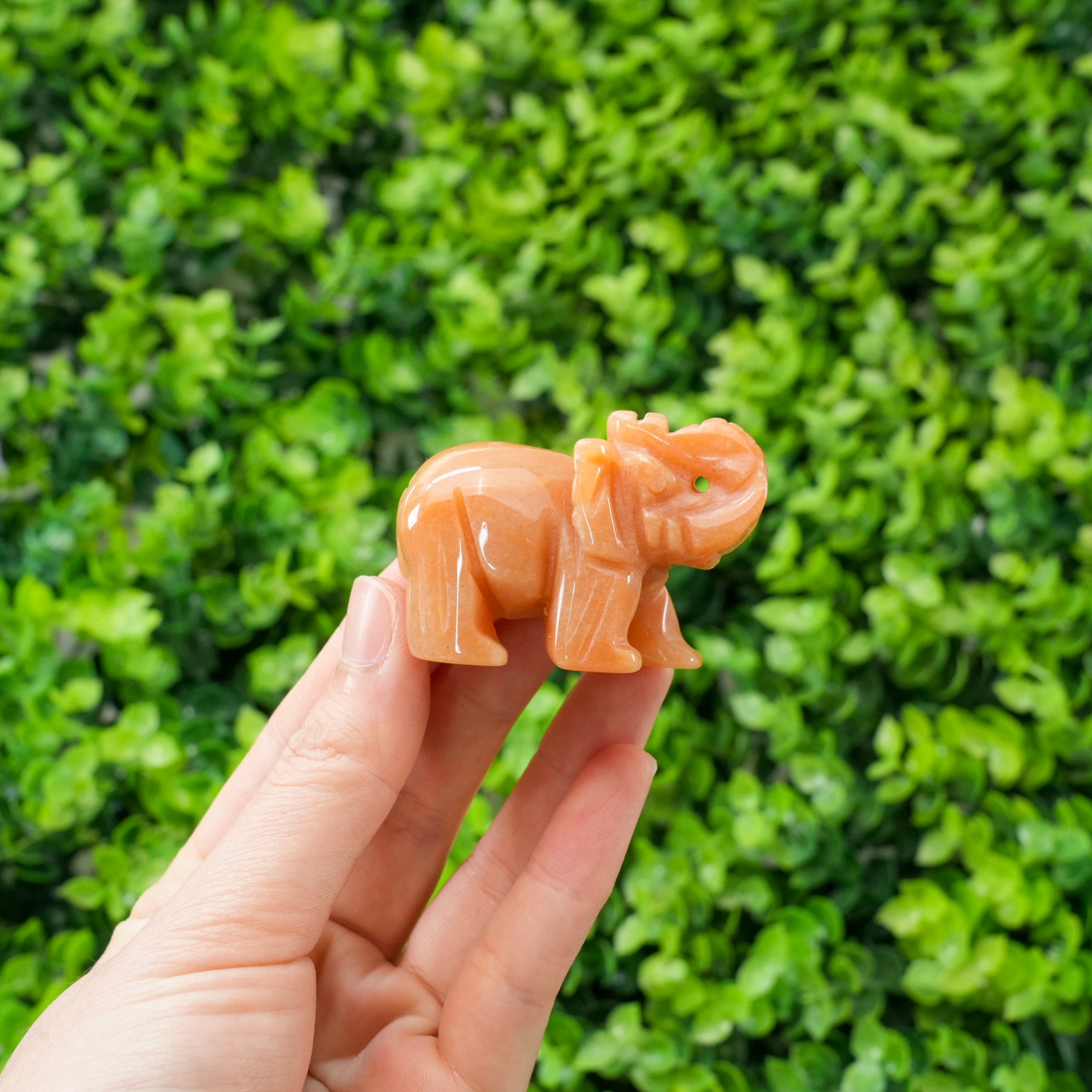 Mixed Crystal Elephant Carving – Lucky Charm for Prosperity & Protection