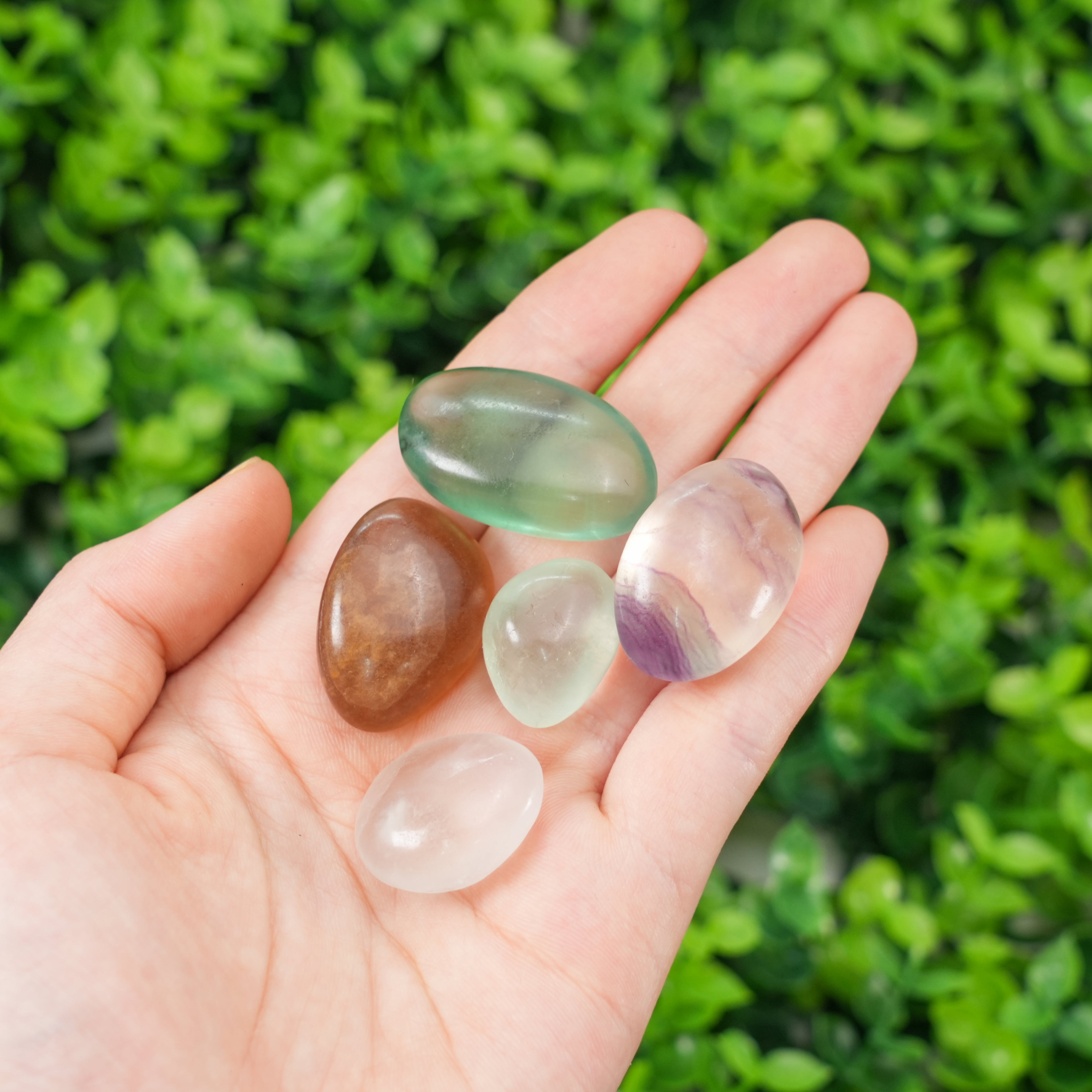 Candy Fluorite Tumbled Stones | Natural Colorful Gemstones for Healing, Collection & Decoration