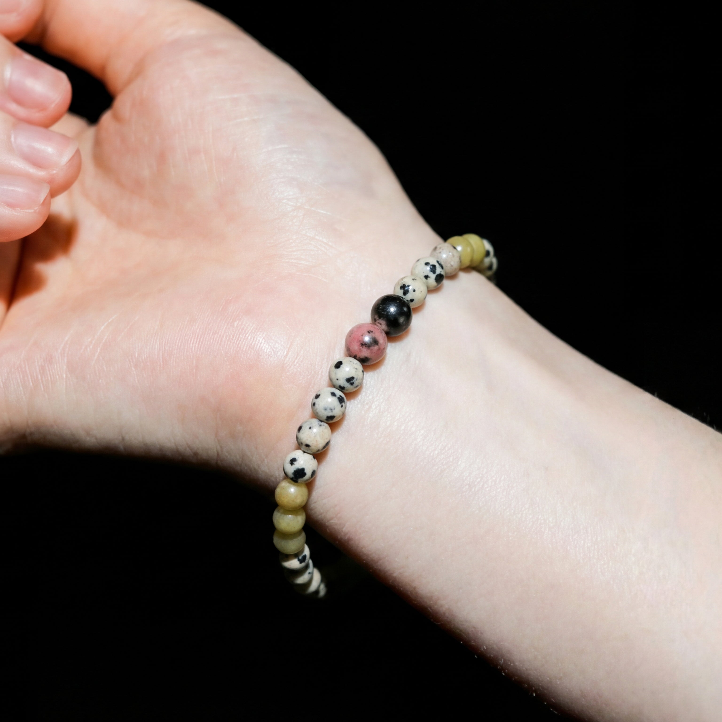 Dalmatian Jasper Handmade Bracelet