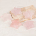 Rose Quartz Pentagram Palm Stone