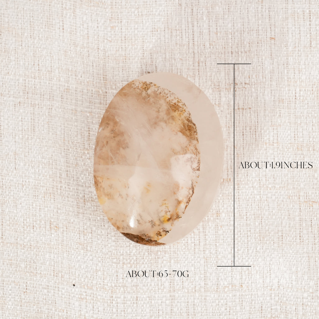 Dendritic Quartz Palm Stone