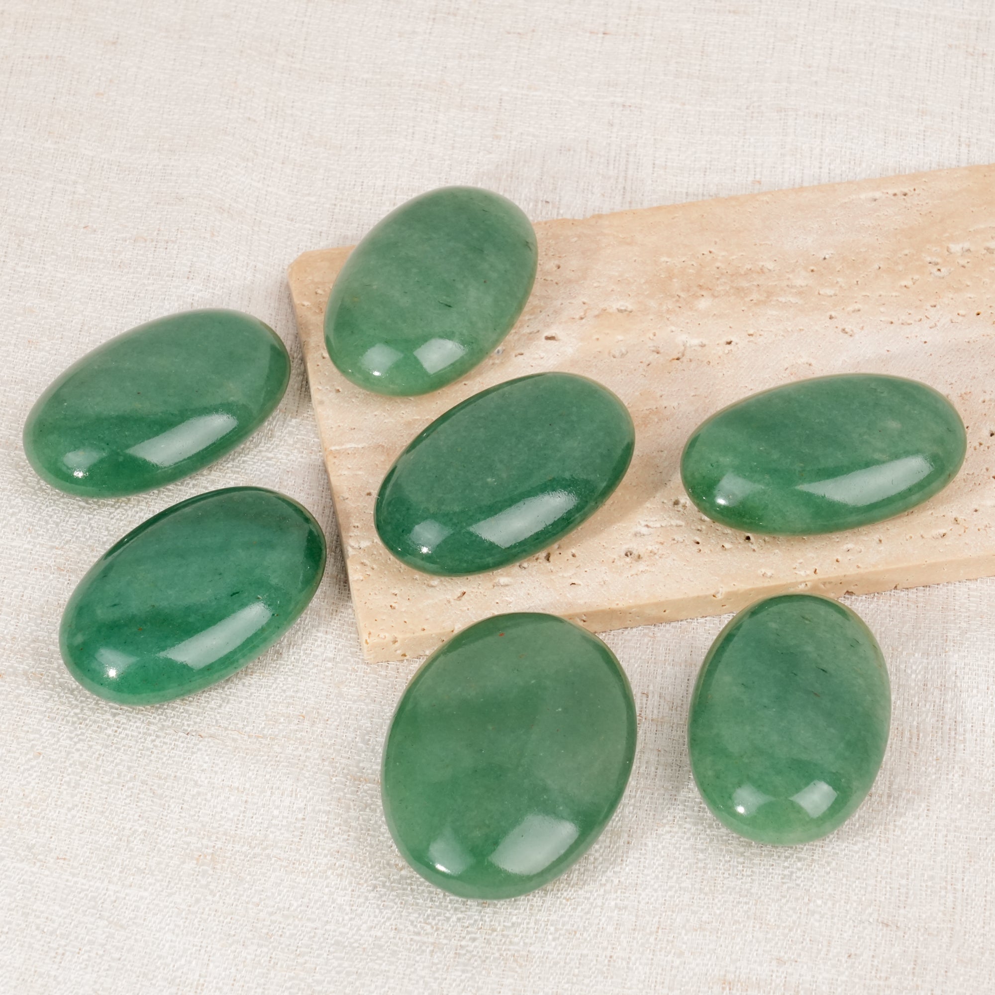 Green Aventurine Palm Stone