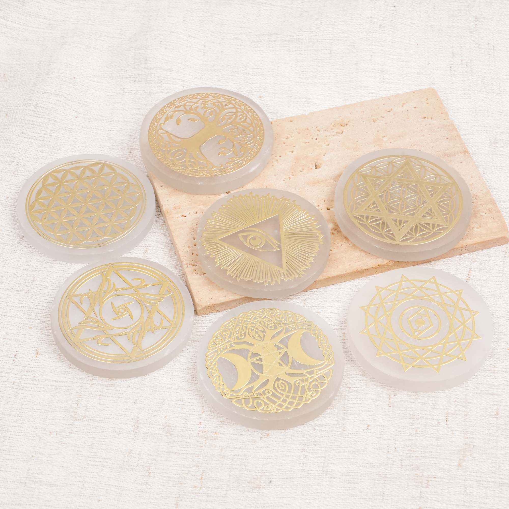 Selenite Charging Plate