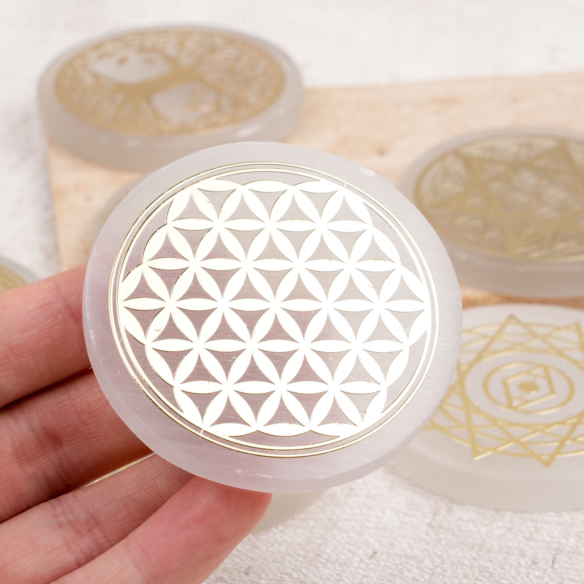 Selenite Charging Plate