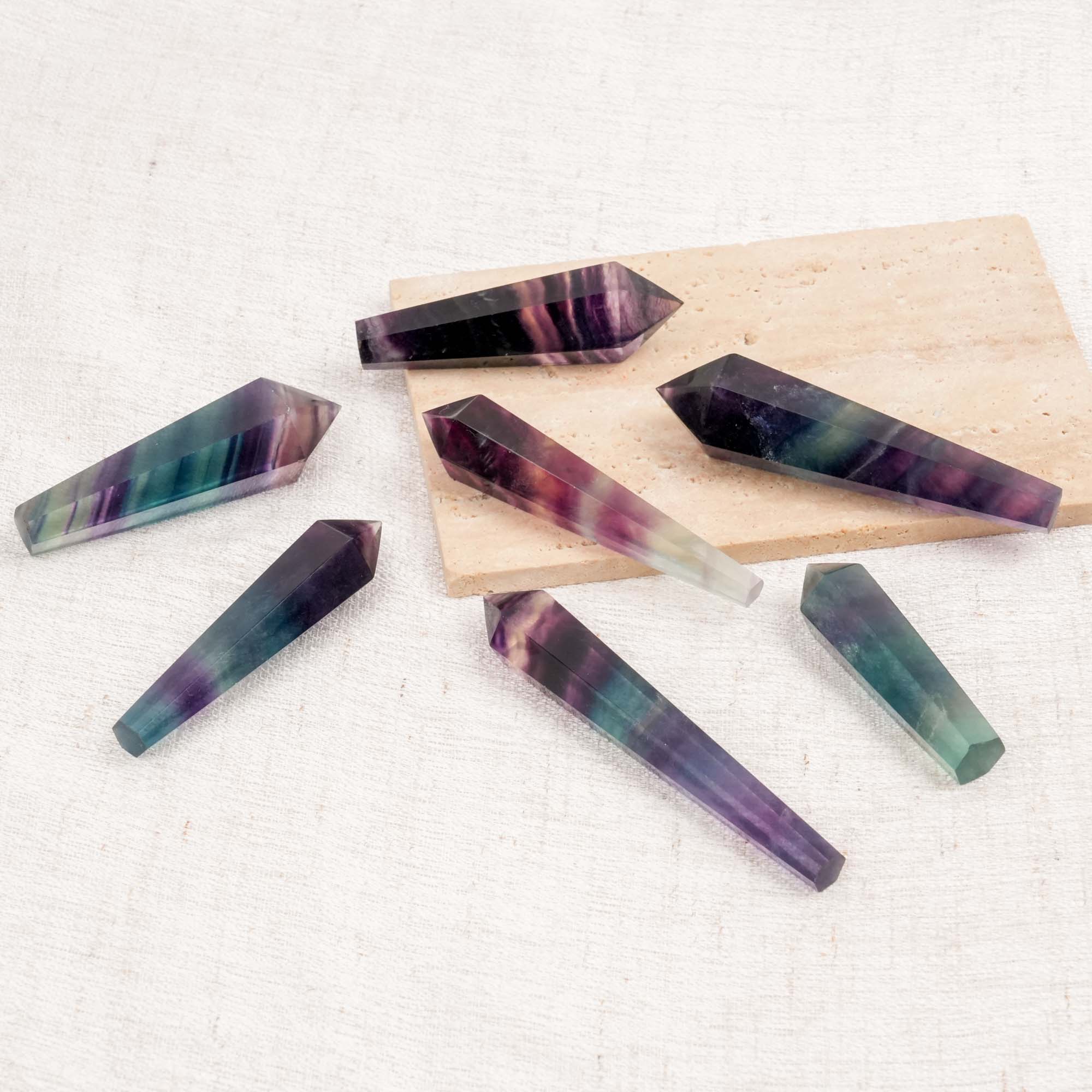 Rainbow Fluorite Wand