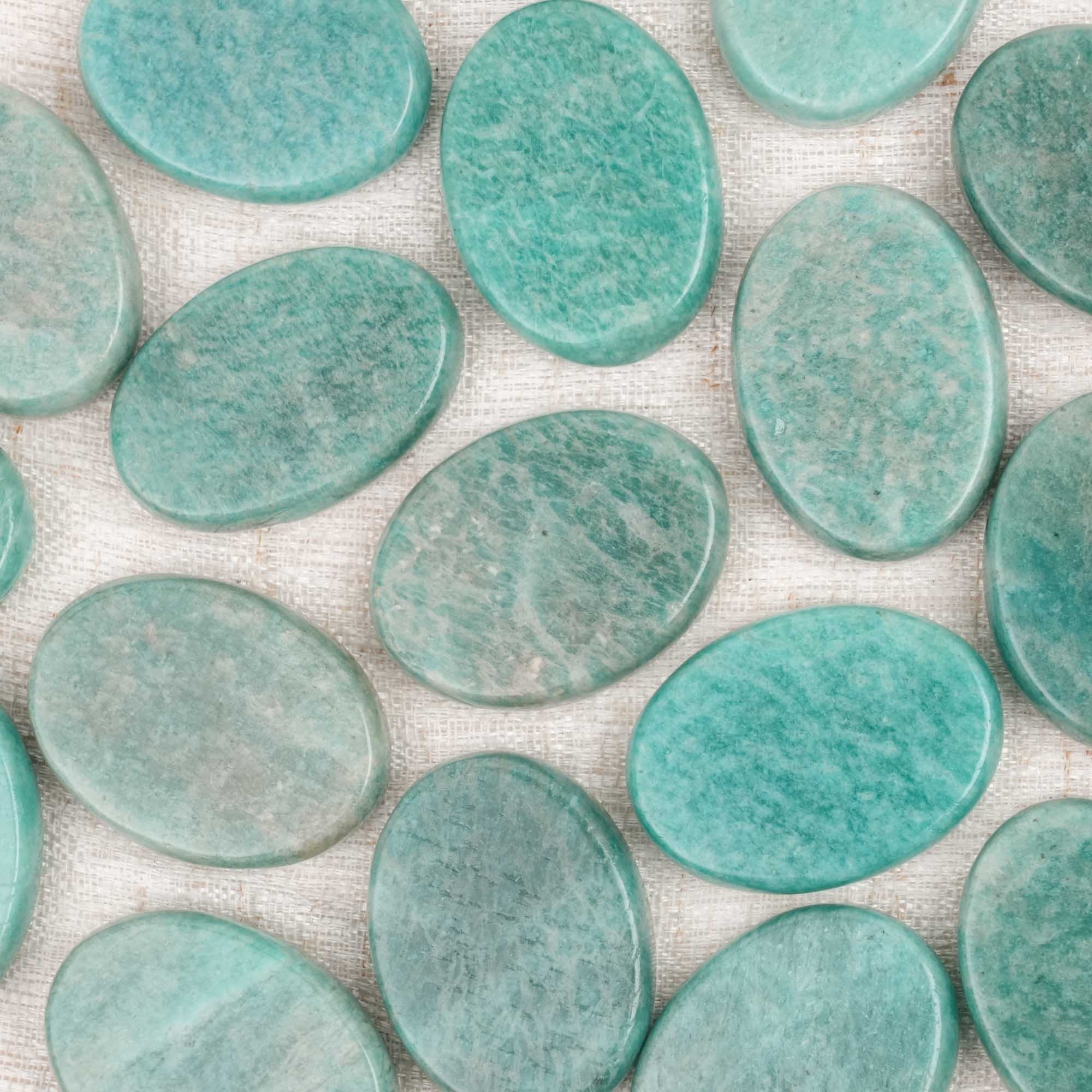 Amazonite Palm Stone