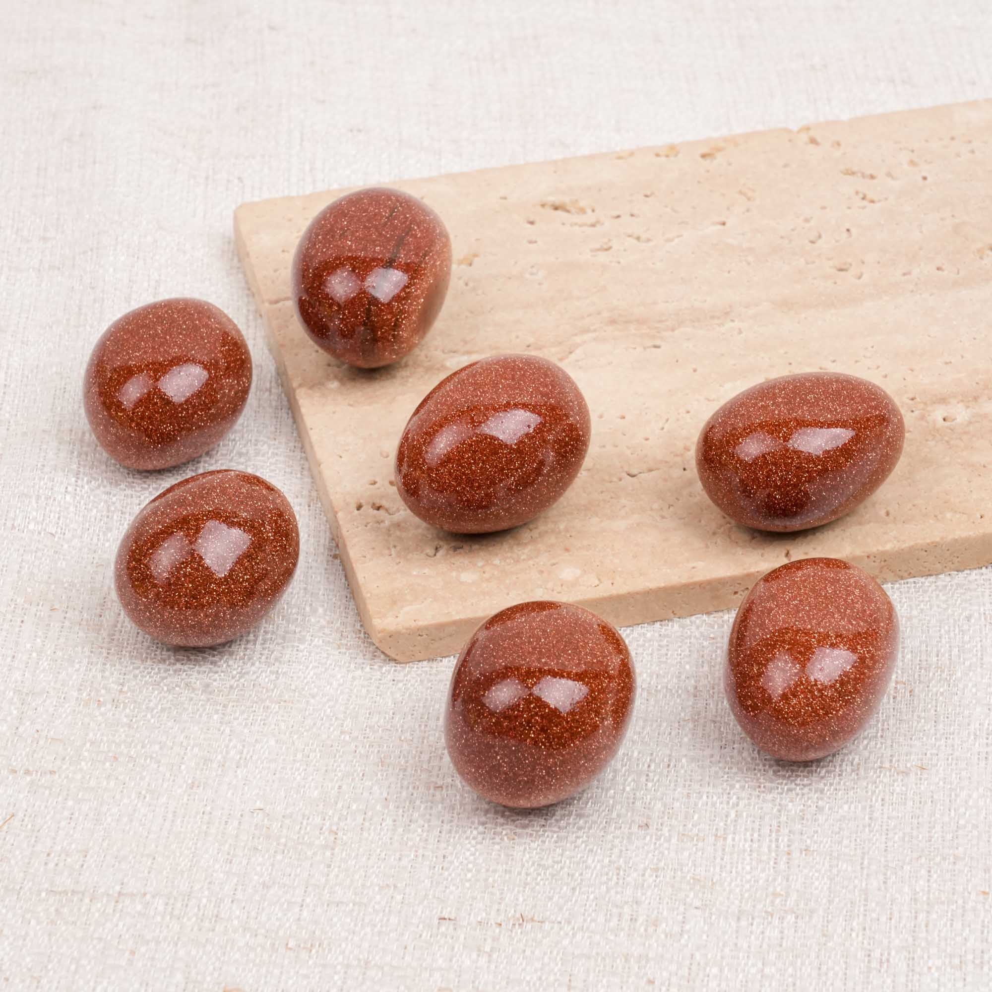 Gold Sand Tumbled Stone