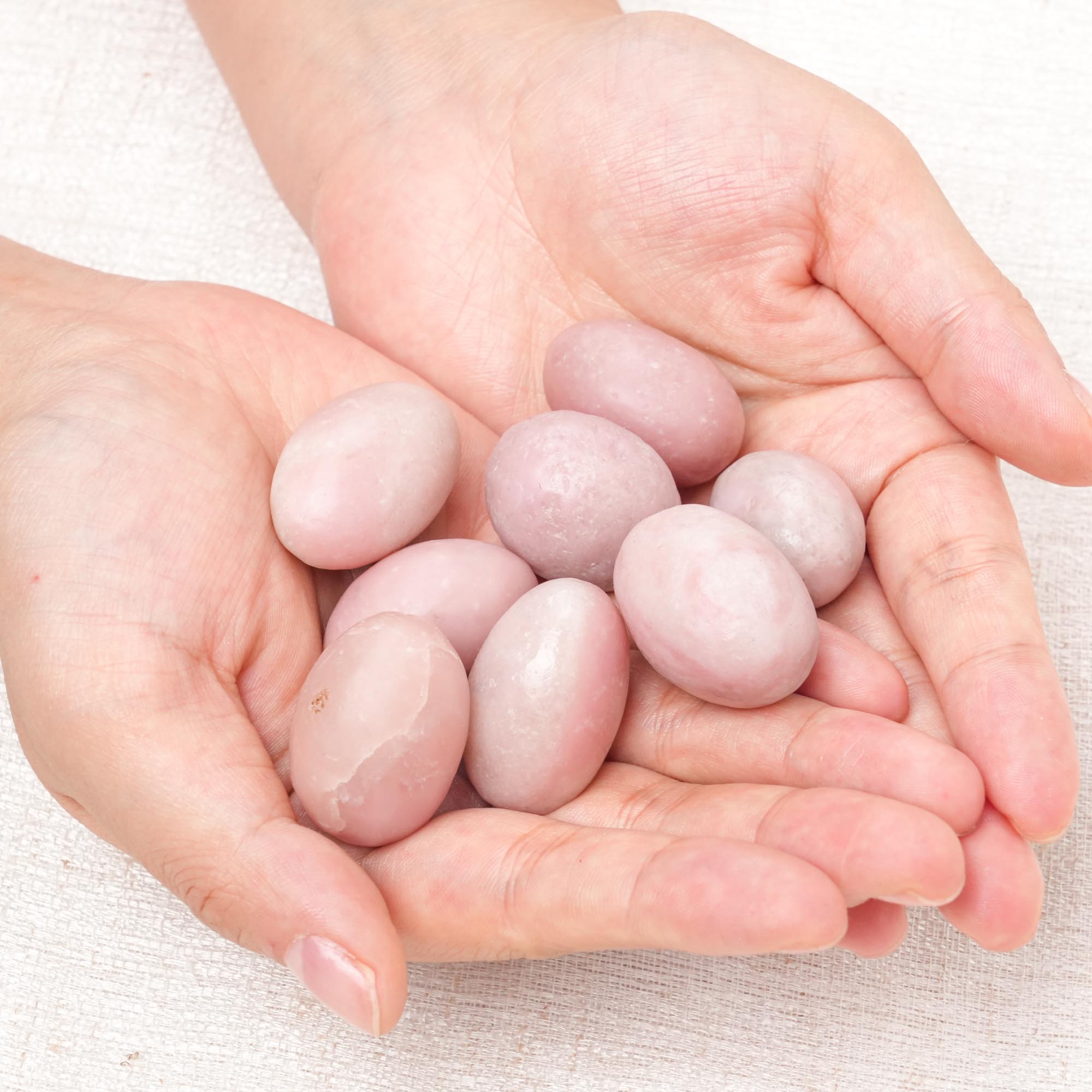 Pink Opal Tumbled Stone