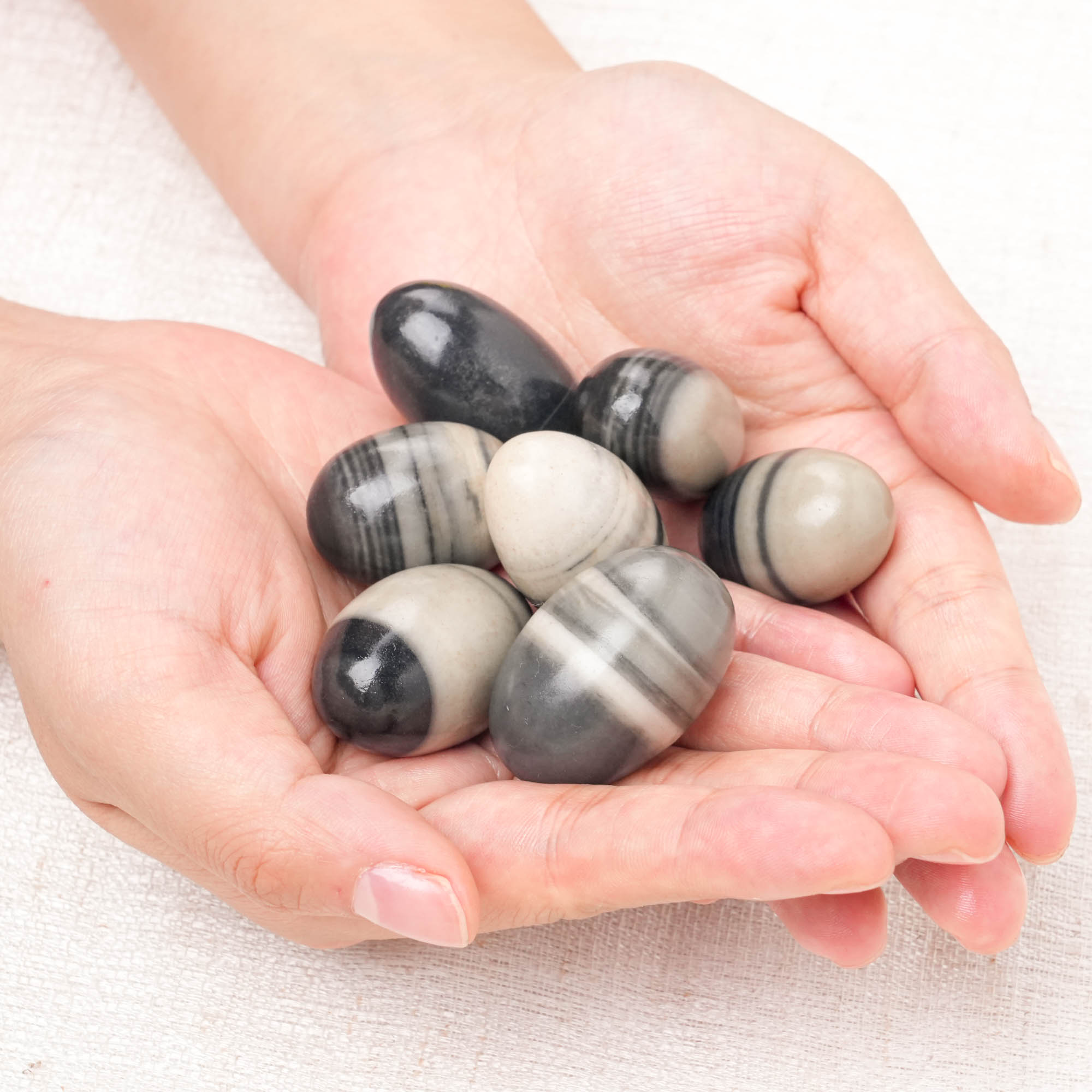 Taiji Jade Tumbled Stone