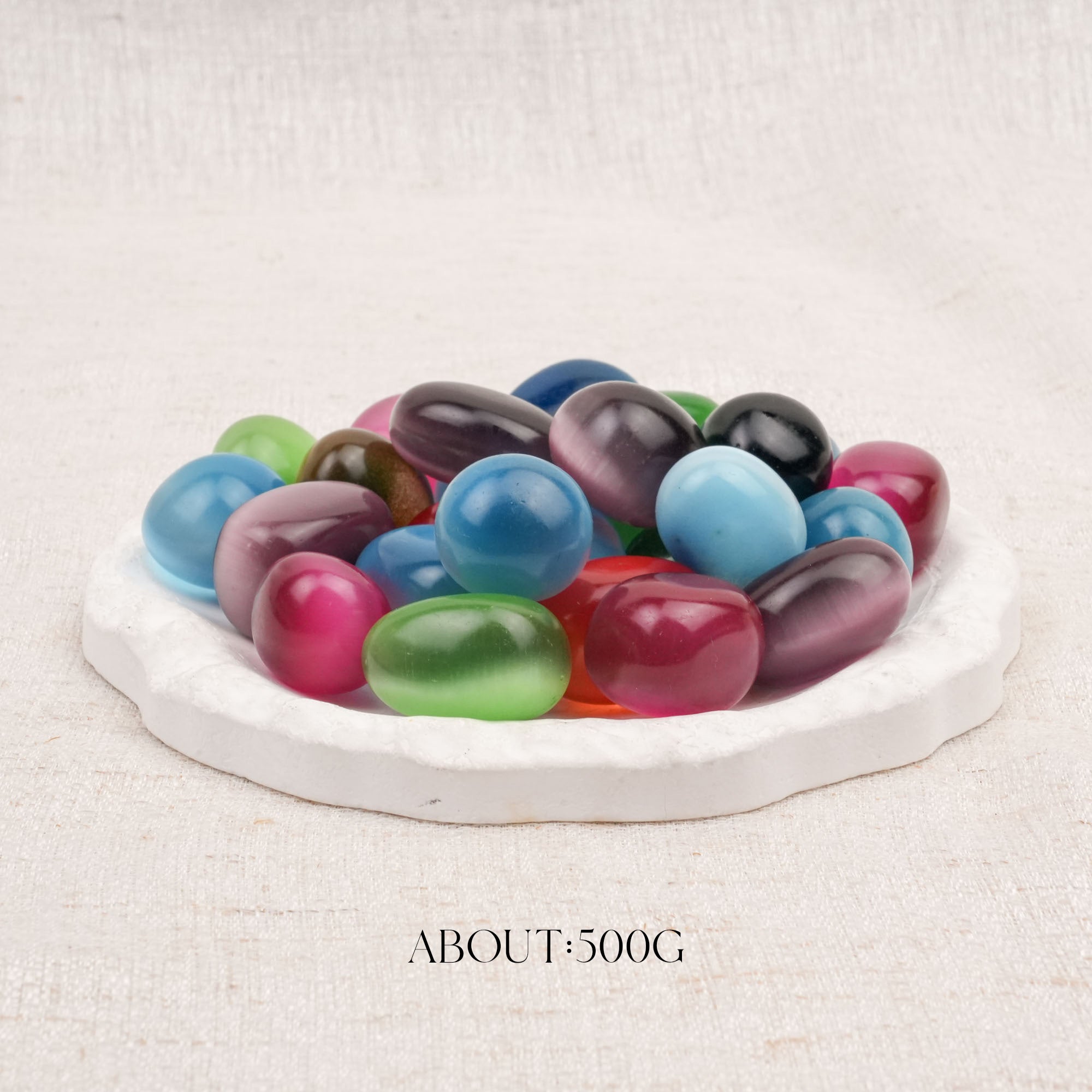 Cat's Eye Tumbled Stone