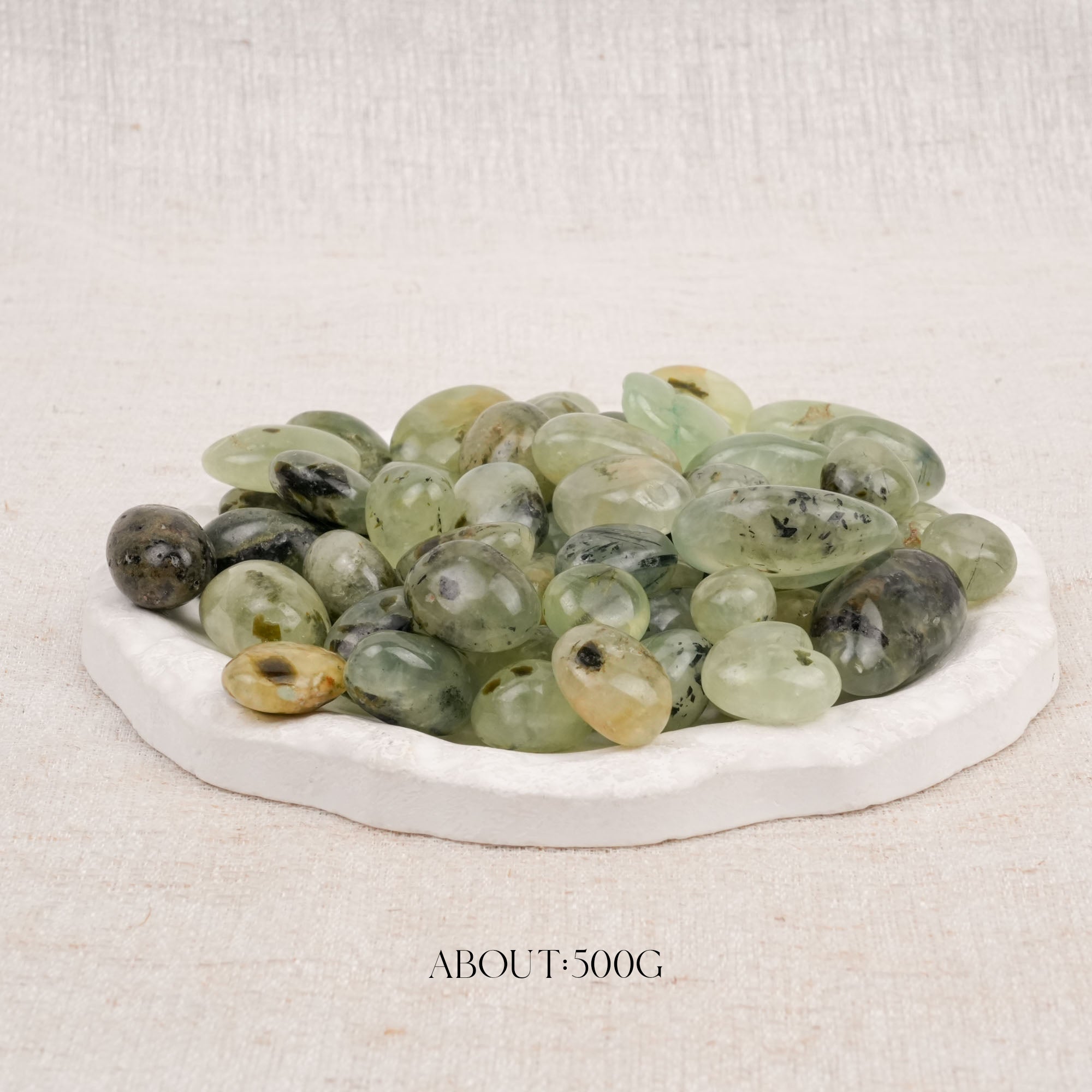 Prehnite Tumbled Stone