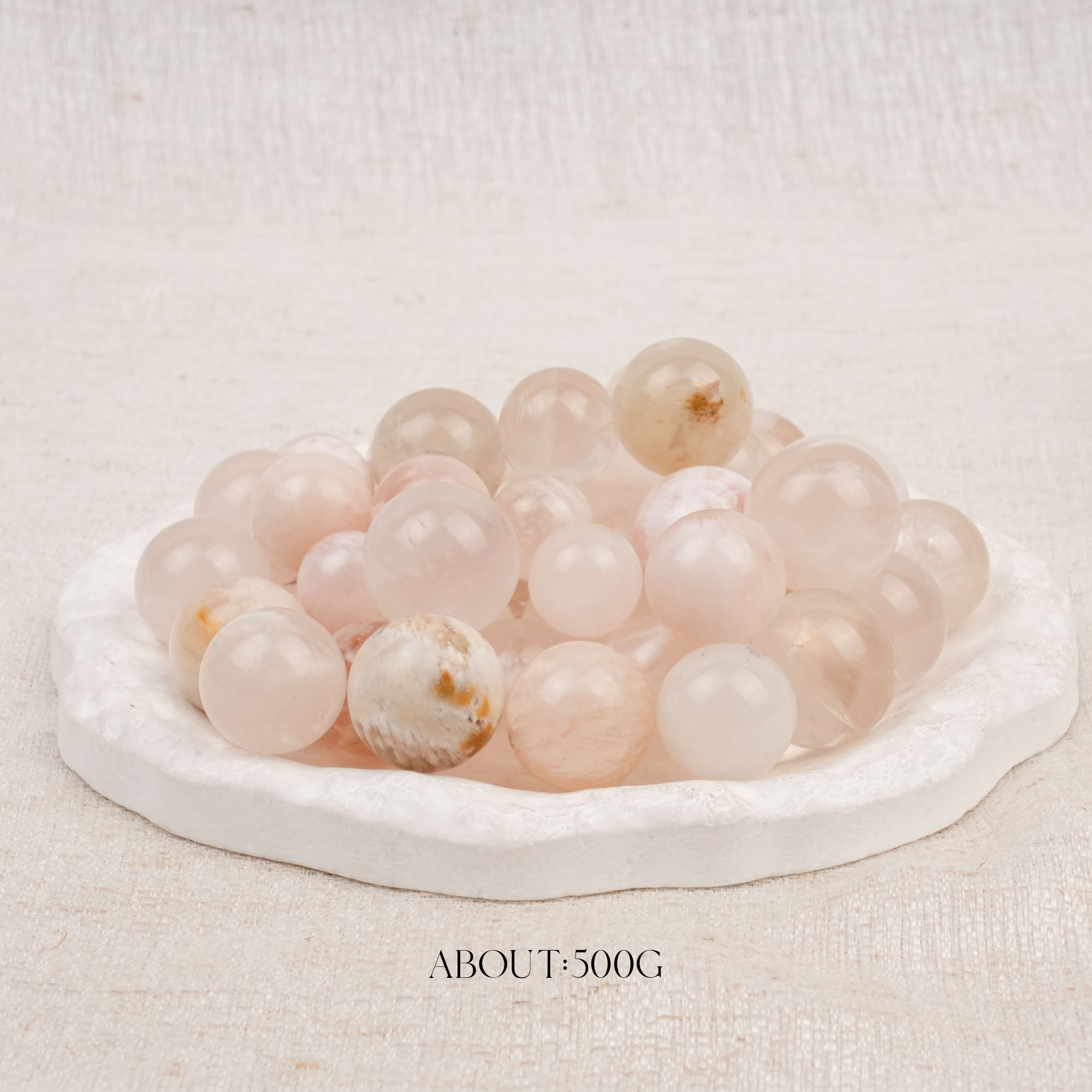 Snowflake Phantom Quartz Mini Sphere