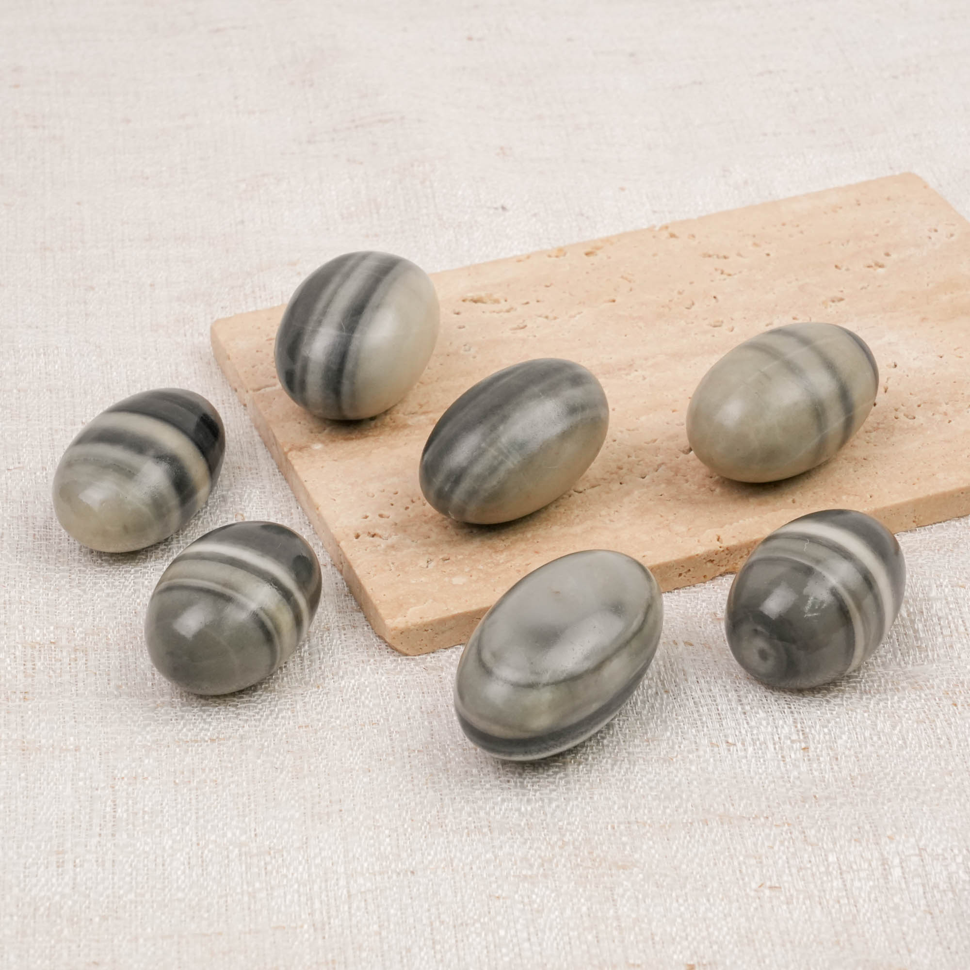 Taiji Jade Tumbled Stone