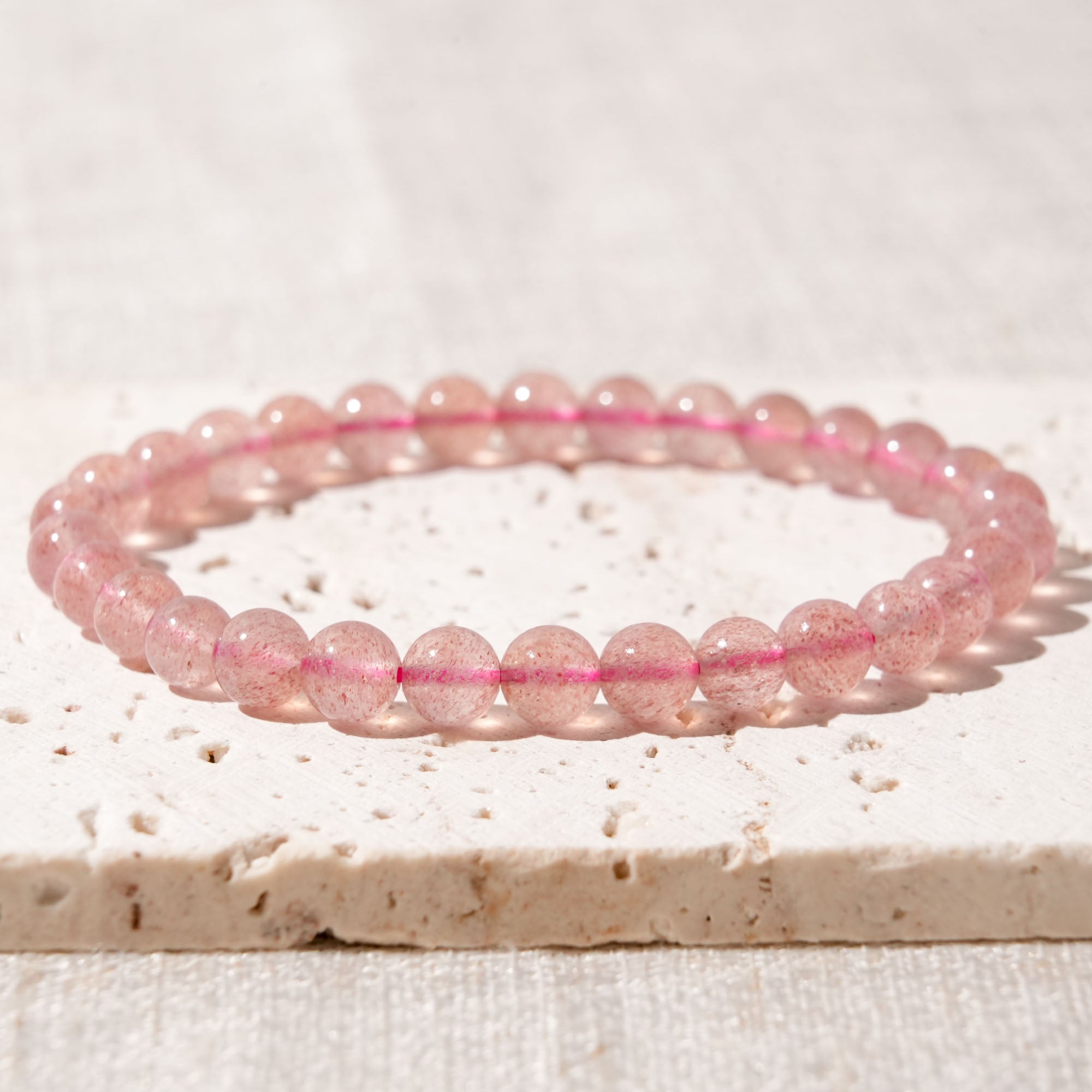 Strawberry Quartz Bracelet
