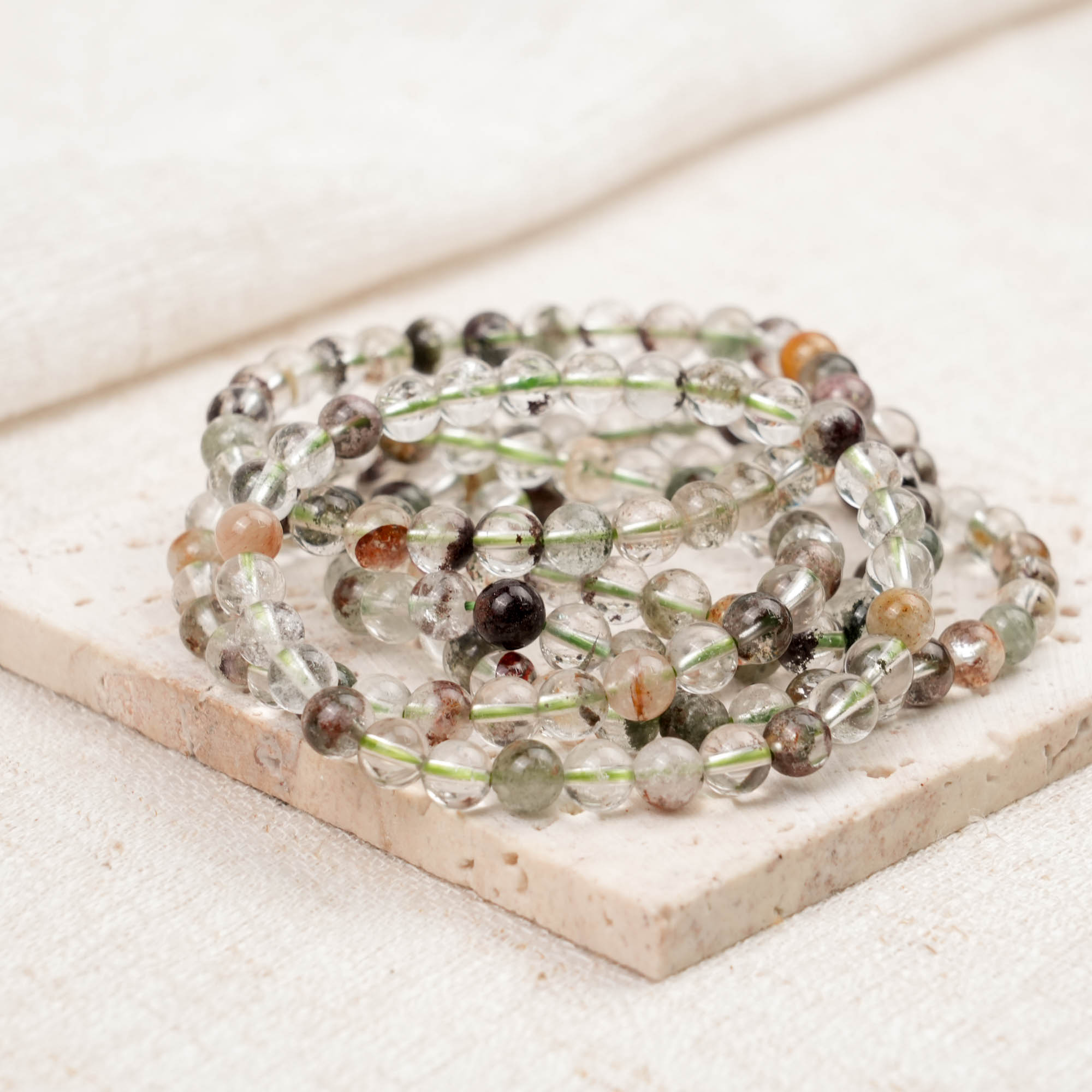 Green Phantom Quartz Bracelet