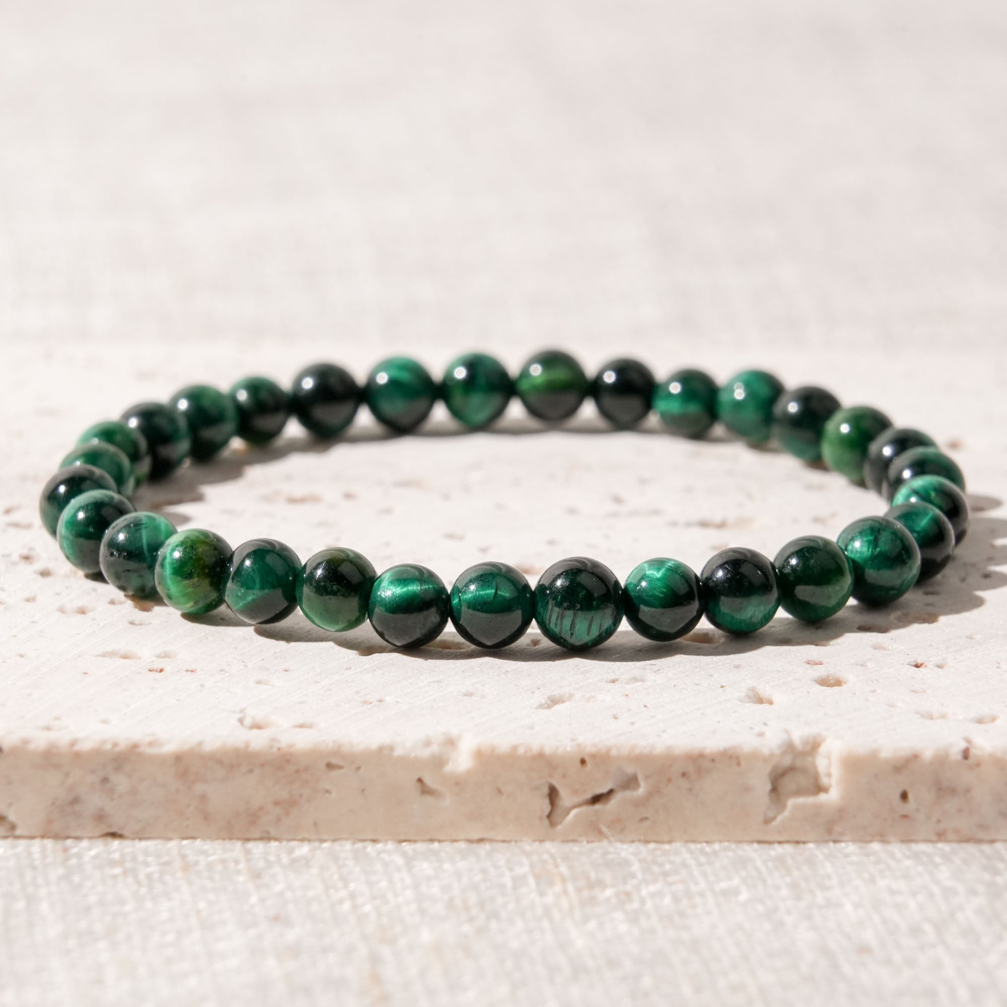Green Tiger Eye Stone Bracelet