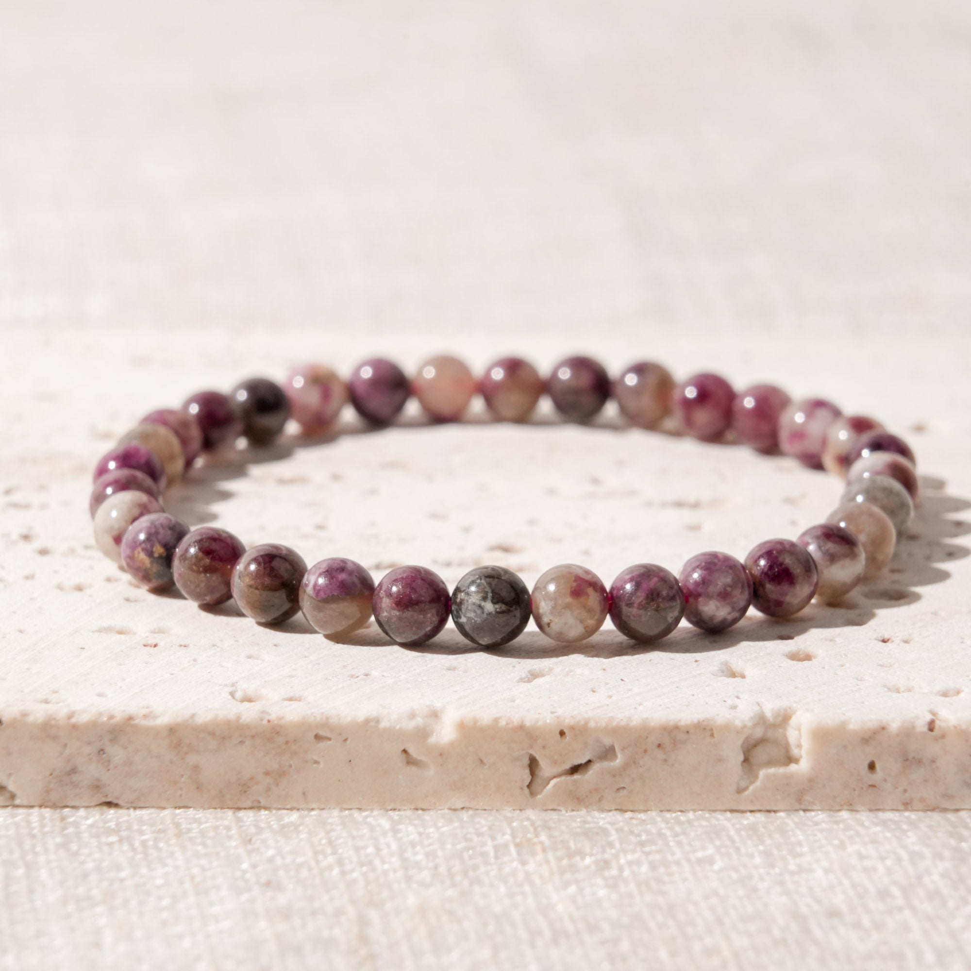 Plum Blossom Tourmaline Bracelet