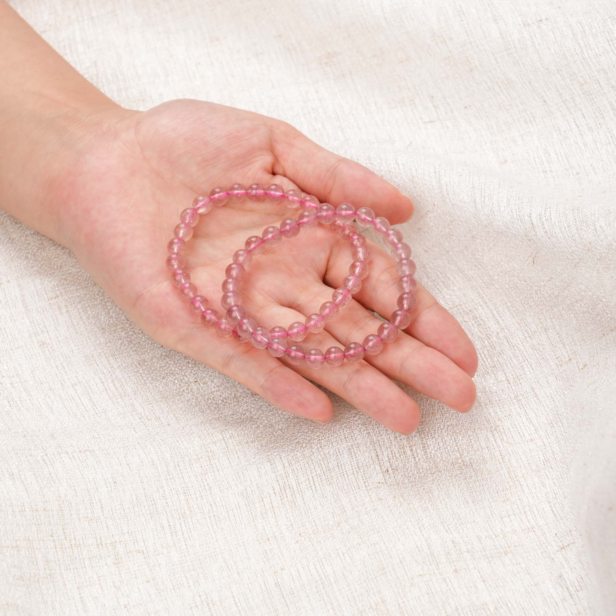 Strawberry Quartz Bracelet