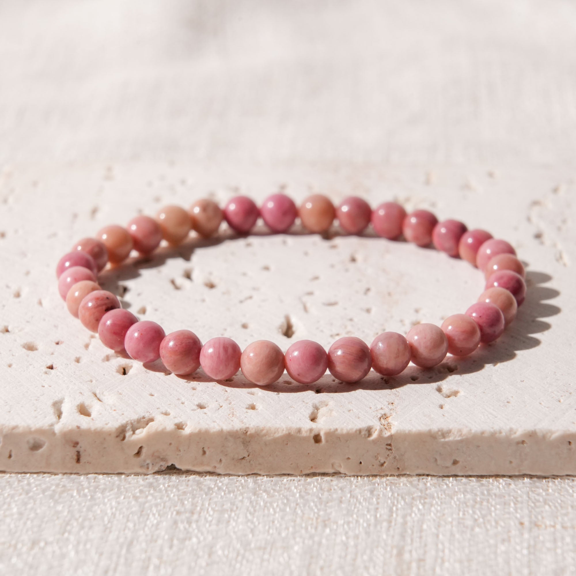 Pink Rhodonite Bracelet