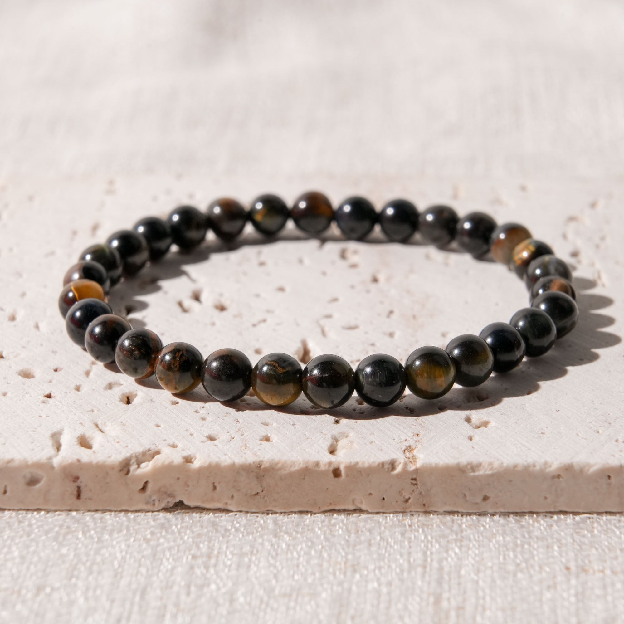 Blue Tiger Eye Stone Bracelet